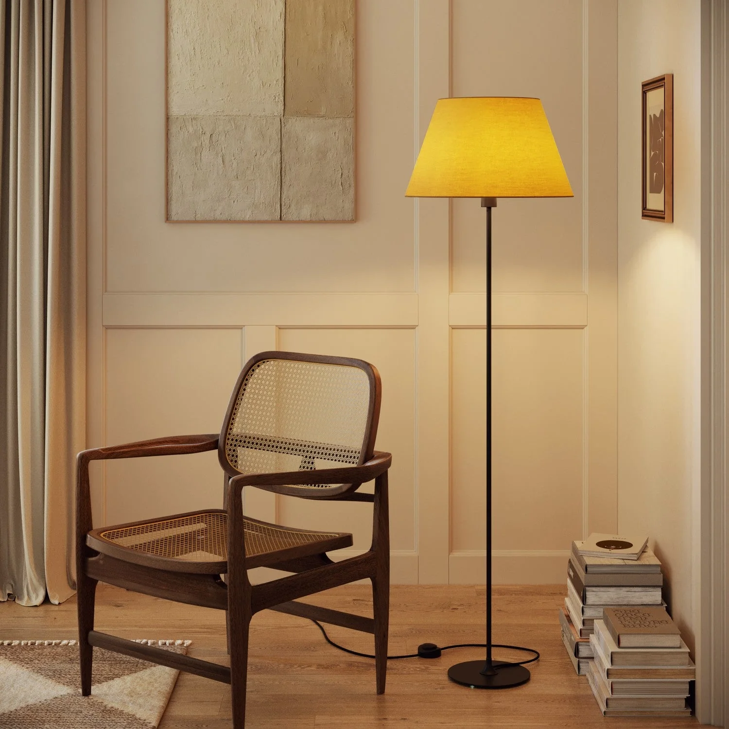 Impero L Lampenschirm für Tisch- oder Wandleuchte mit E27-Fassung – Made in Italy – Arenal Gold - Image 2