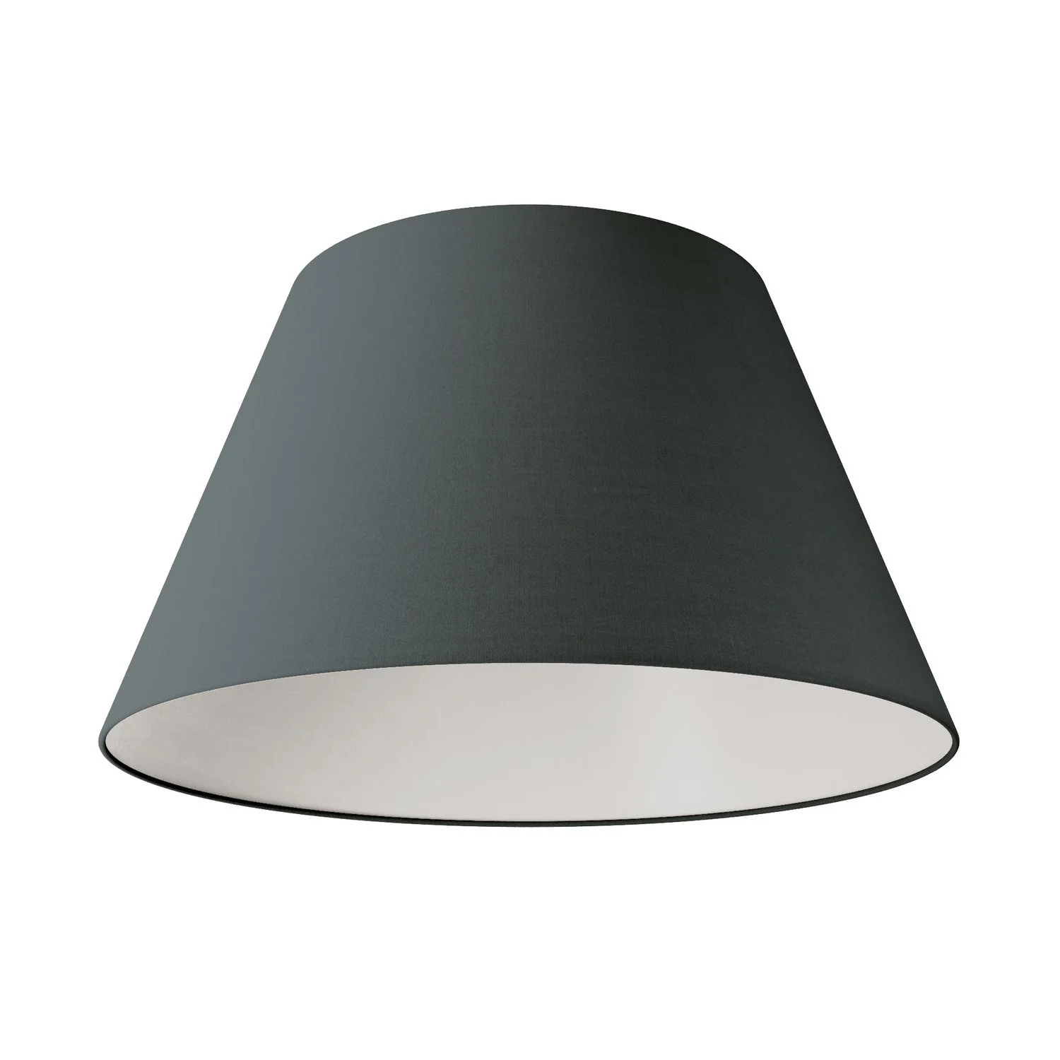 Impero Lampenschirm L für Pendelleuchte mit E27-Fassung – Made in Italy – Stoff Dunkelgrau