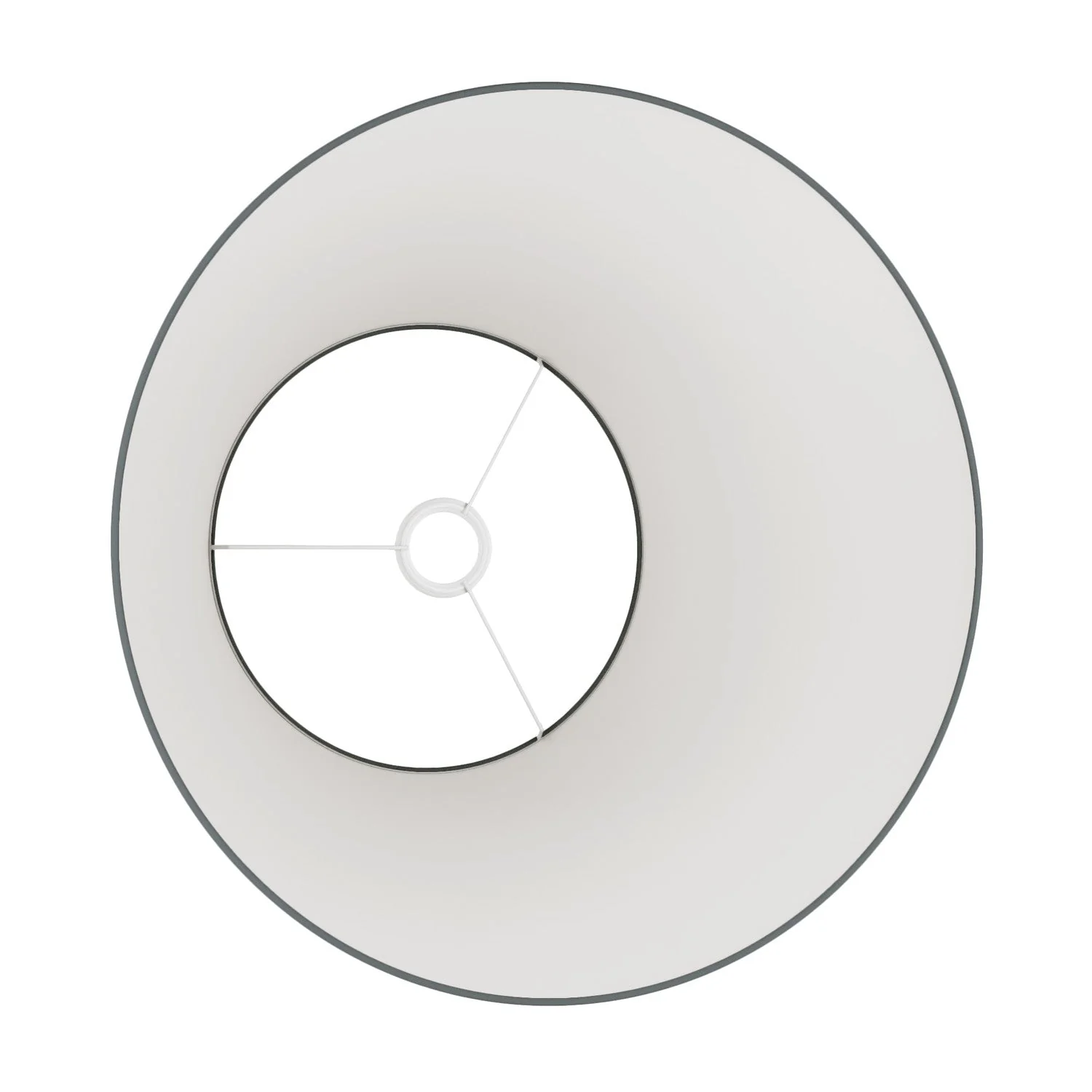 Impero Lampenschirm L für Pendelleuchte mit E27-Fassung – Made in Italy – Stoff Dunkelgrau - Image 3