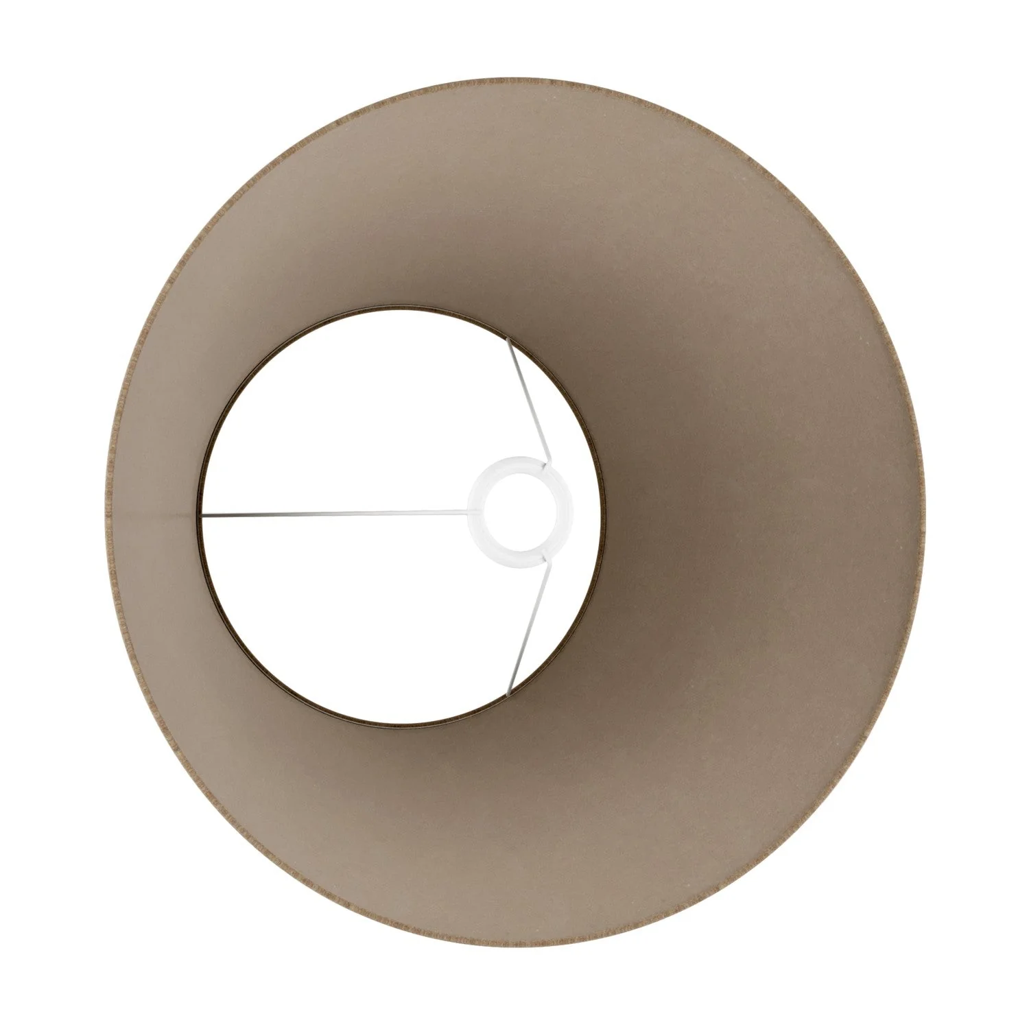 Lampenschirm Impero L für Tischleuchte oder Wandleuchte mit E27-Fassung – Made in Italy – Braune Wolle - Image 3