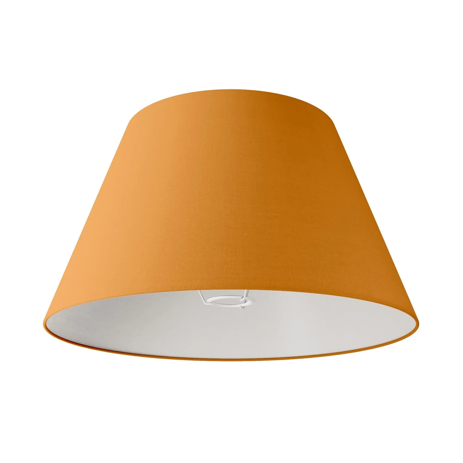 Impero Lampenschirm L für Tischleuchte oder Wandlampe mit E27-Fassung – Made in Italy – Stoff Mandarine