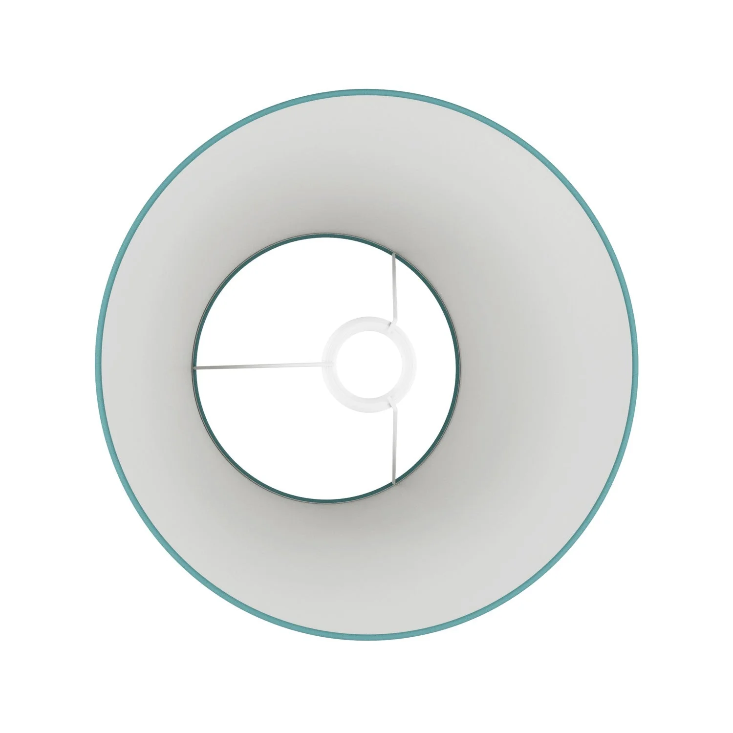 Lampenschirm Impero M aus Stoff für Stehleuchte mit E27-Fassung - Made in Italy - Teletta Grün Dubbio - Image 3