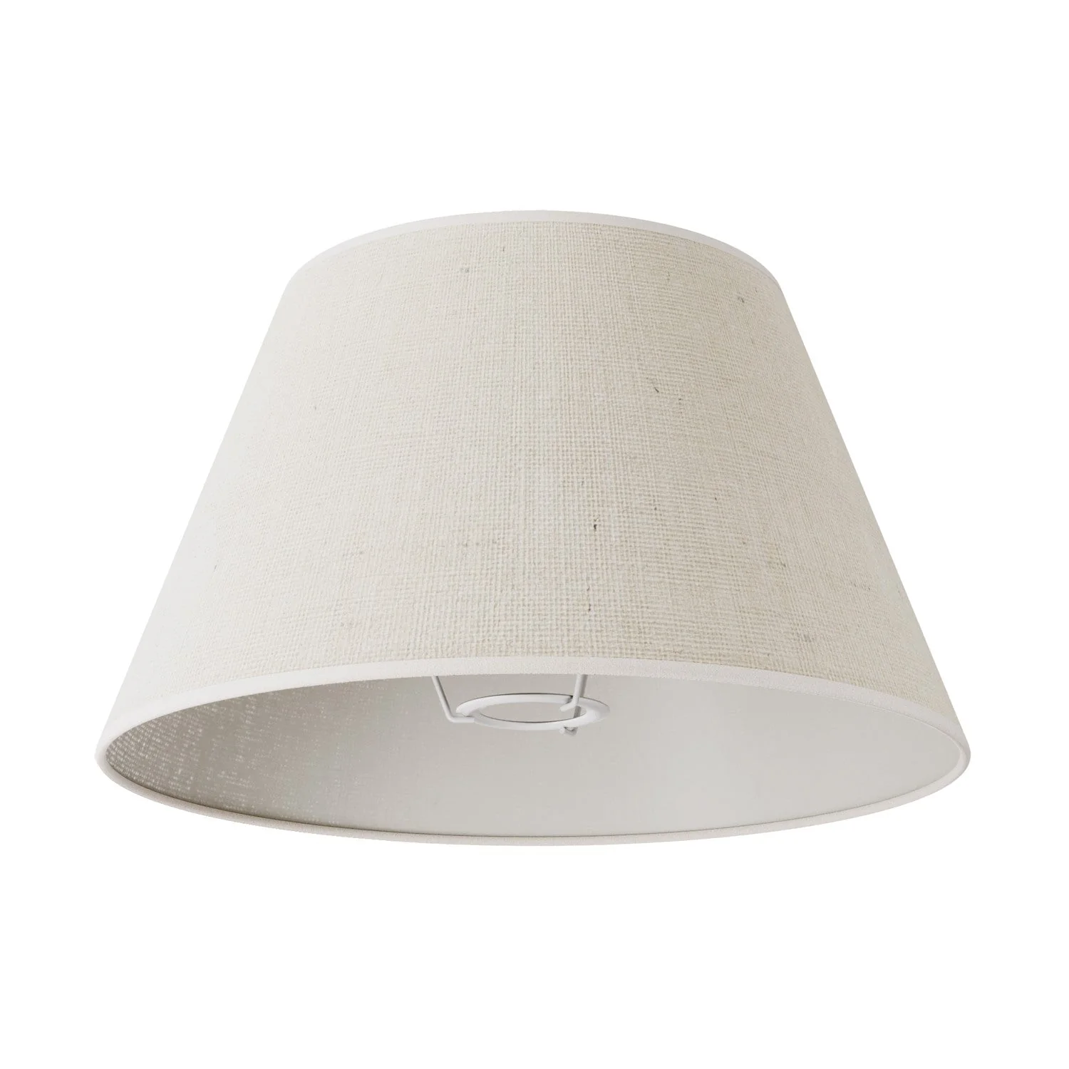 Impero M Lampenschirm aus Stoff für Stehleuchten mit E27-Fassung – Made in Italy – Helles Jute