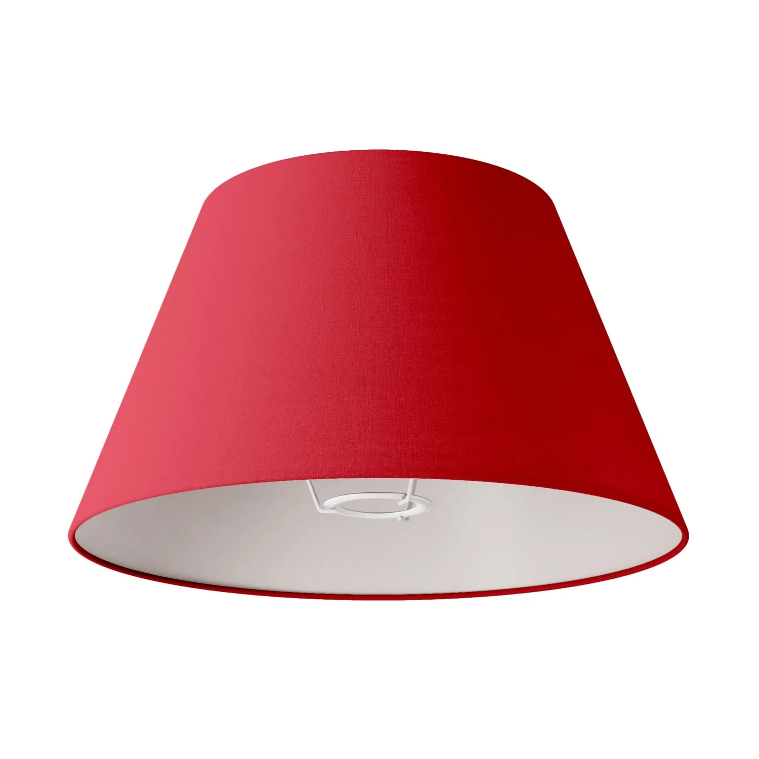 Impero M Lampenschirm aus Stoff für Stehleuchte mit E27-Fassung – Made in Italy – Teletta Rot