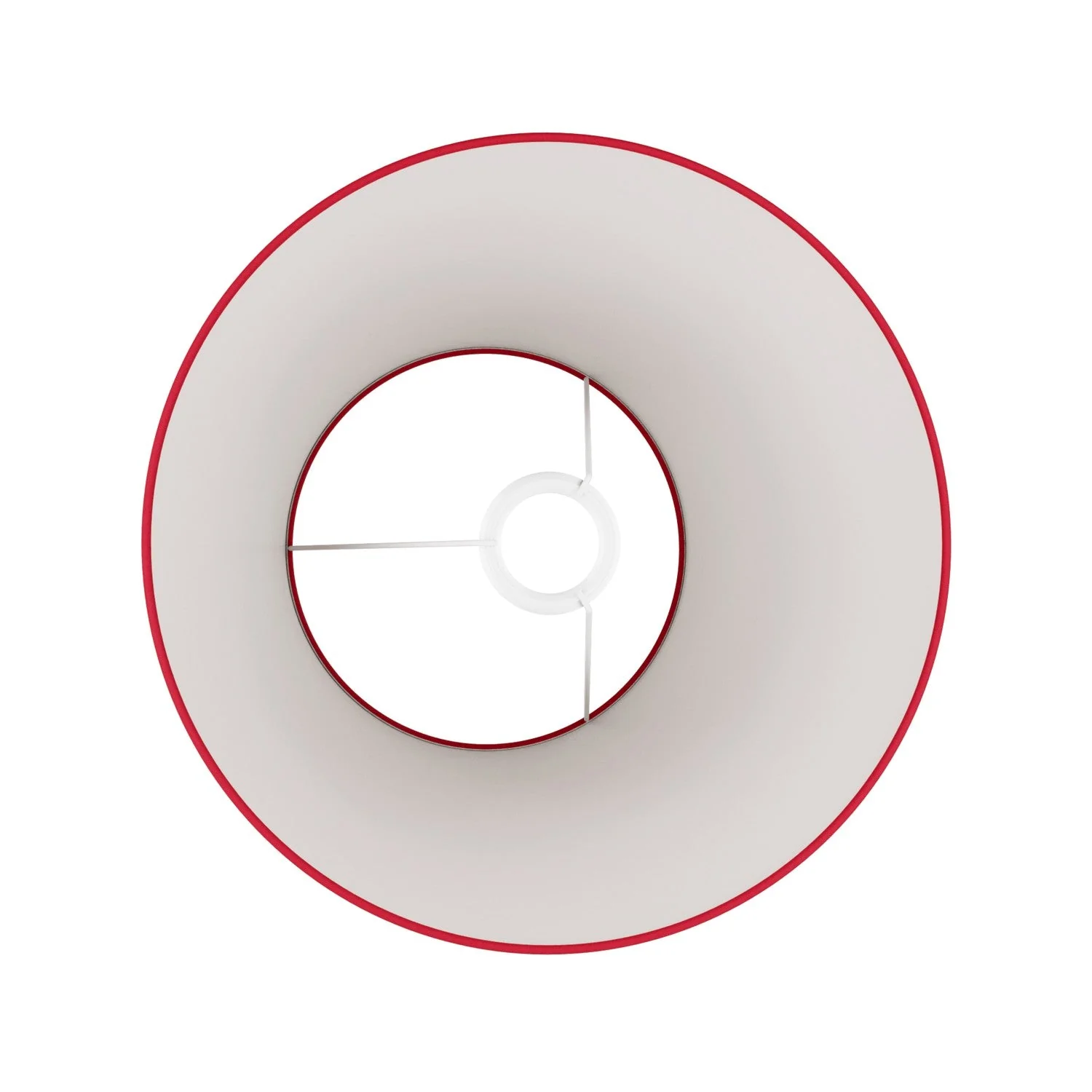 Impero M Lampenschirm aus Stoff für Stehleuchte mit E27-Fassung – Made in Italy – Teletta Rot - Image 3
