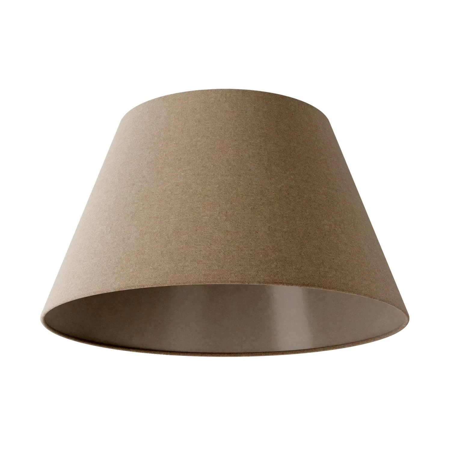 Impero M Lampenschirm für Pendelleuchte mit E27-Fassung – Made in Italy – Braun Wolle