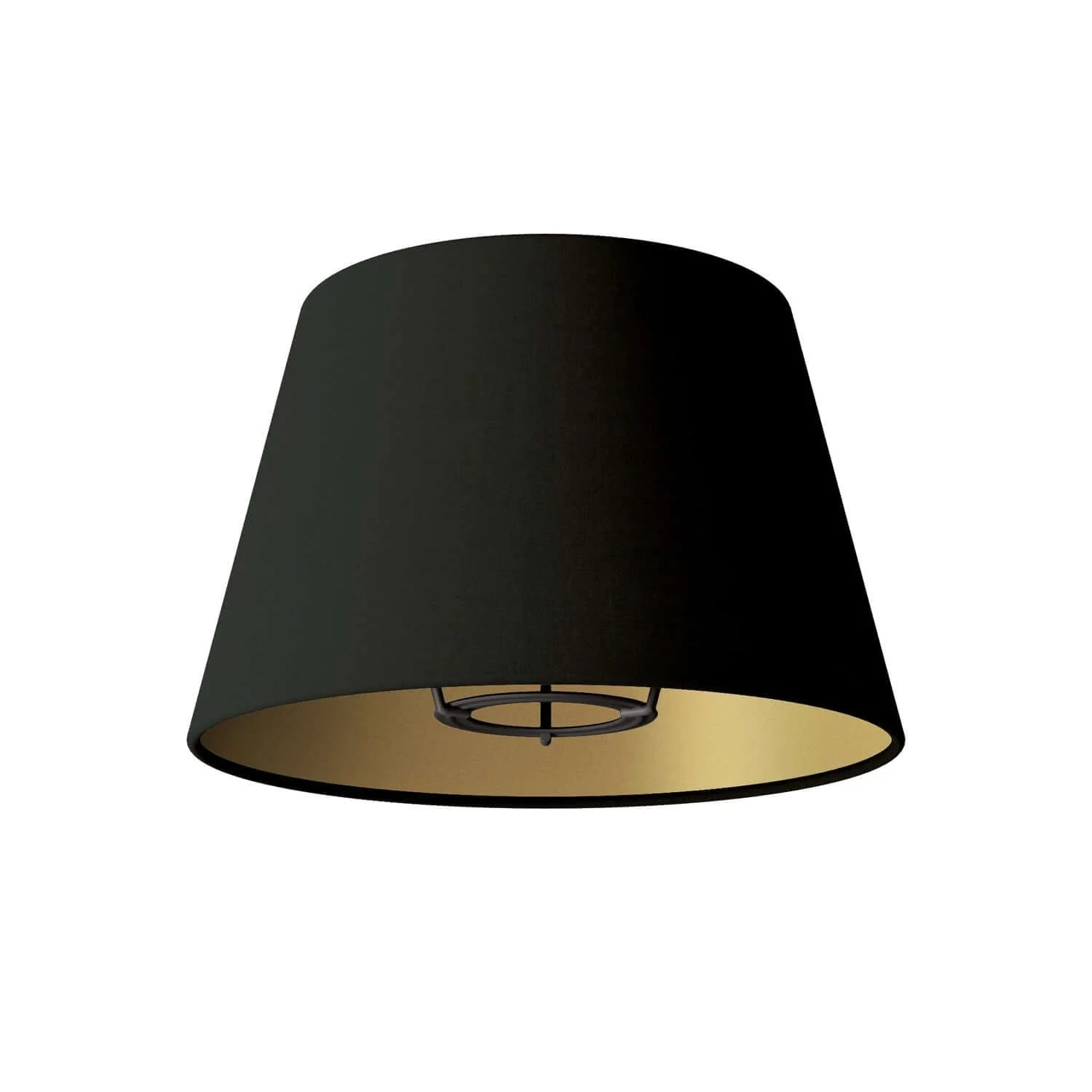 Impero-Lampenschirm mit E27-Fassung für Tischleuchte oder Wandleuchte – Made in Italy – Cinette Schwarz