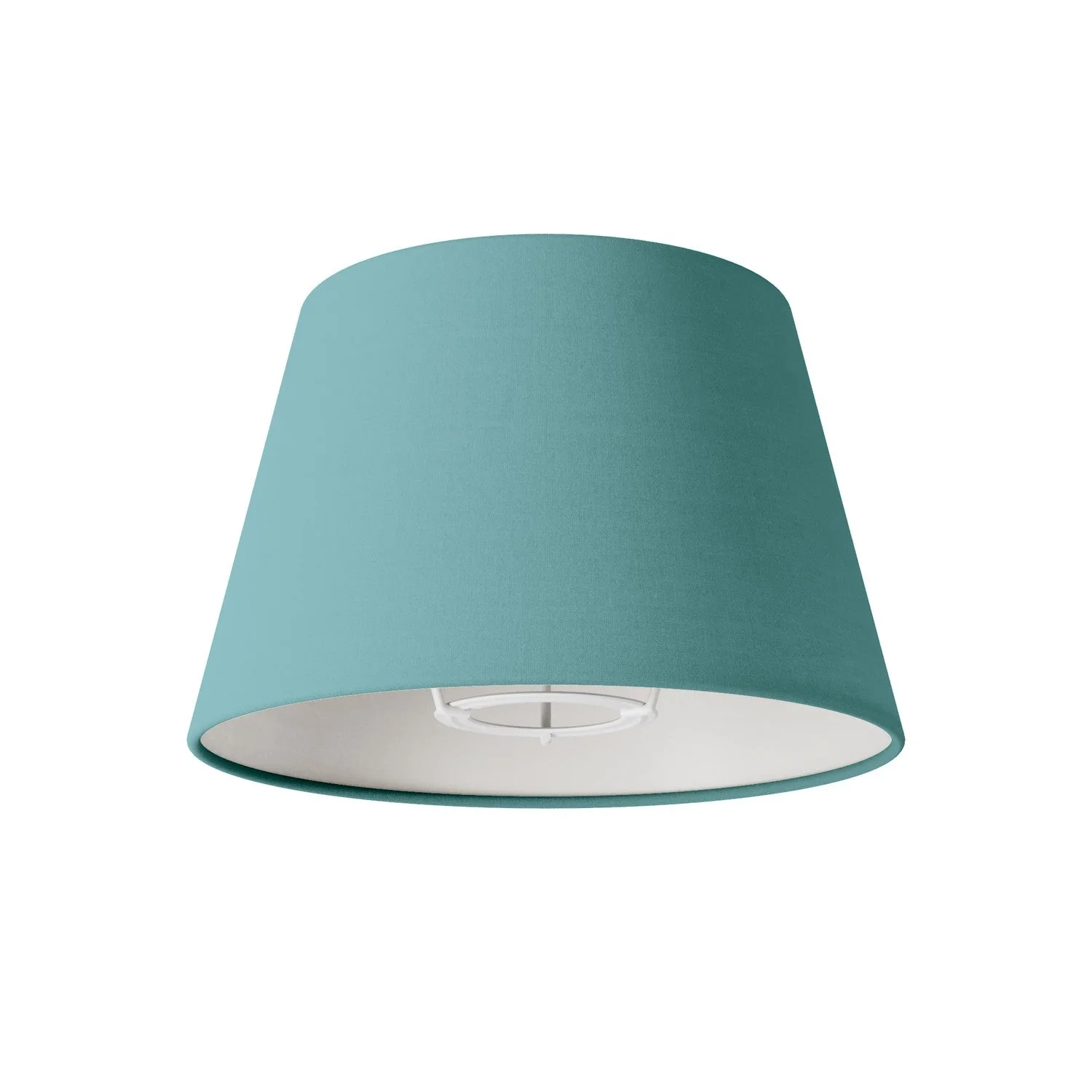 Impero S Lampenschirm mit E27-Fassung für Tisch- oder Wandleuchte – Made in Italy – Dubbio Grün Stoff