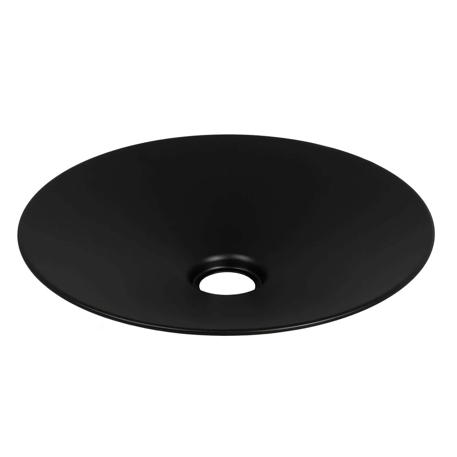 Lampenschirm Swing aus emailliertem Metall für Lampenfassungen E27 - Schwarz innen Schwarz - Image 4