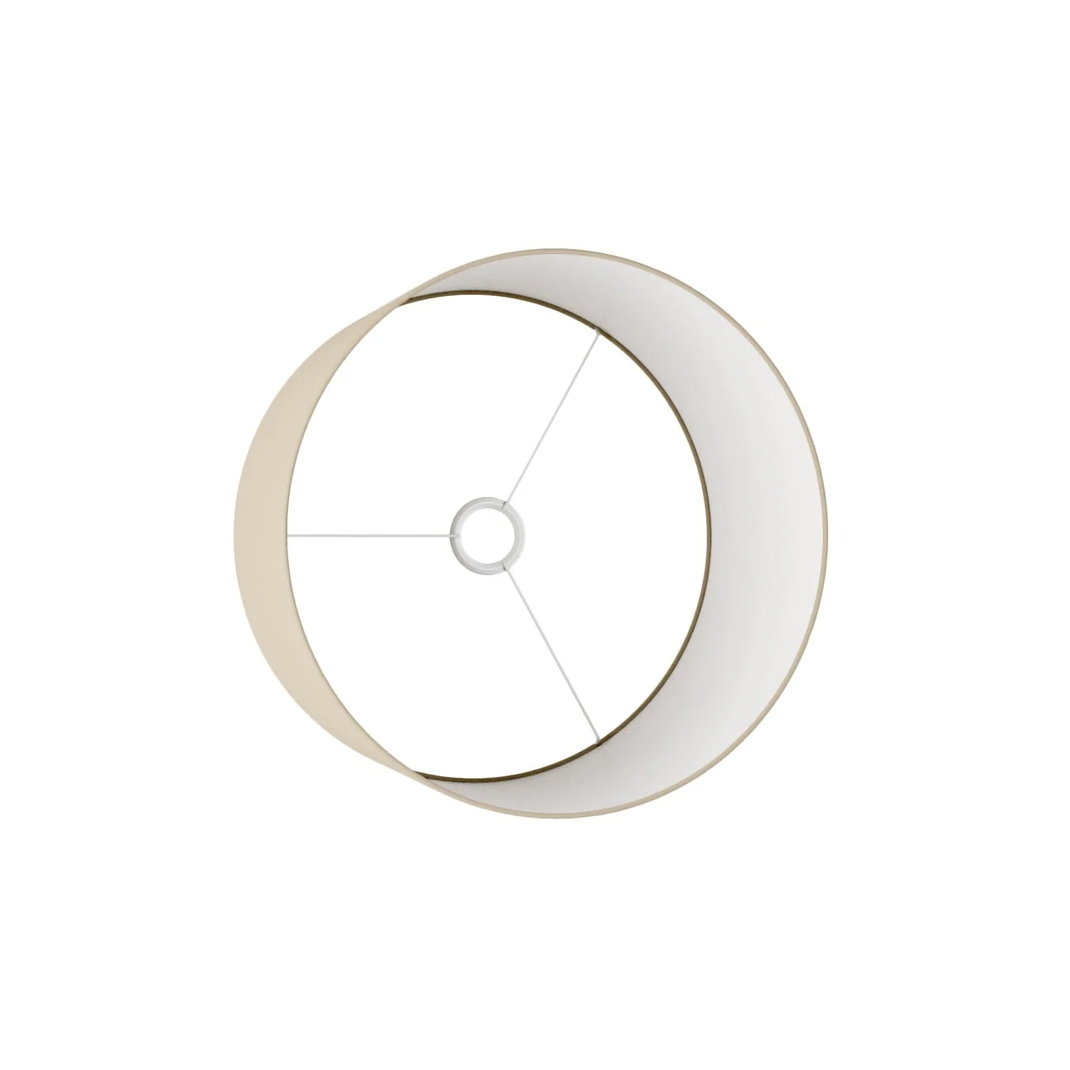 Zylinder-Lampenschirm L aus Stoff mit E27-Fassung – Made in Italy – Arenal Taupe - Image 3