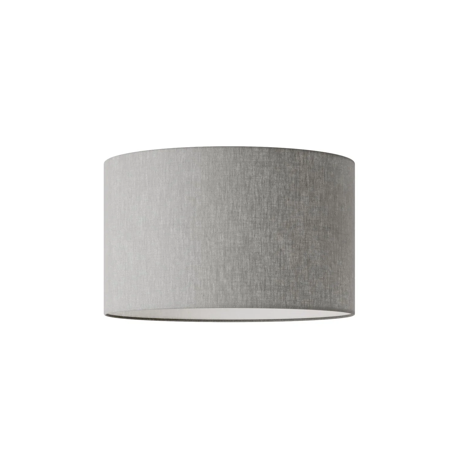 Zylinderschirm L aus Stoff mit E27-Fassung – Made in Italy – Camelot Grau