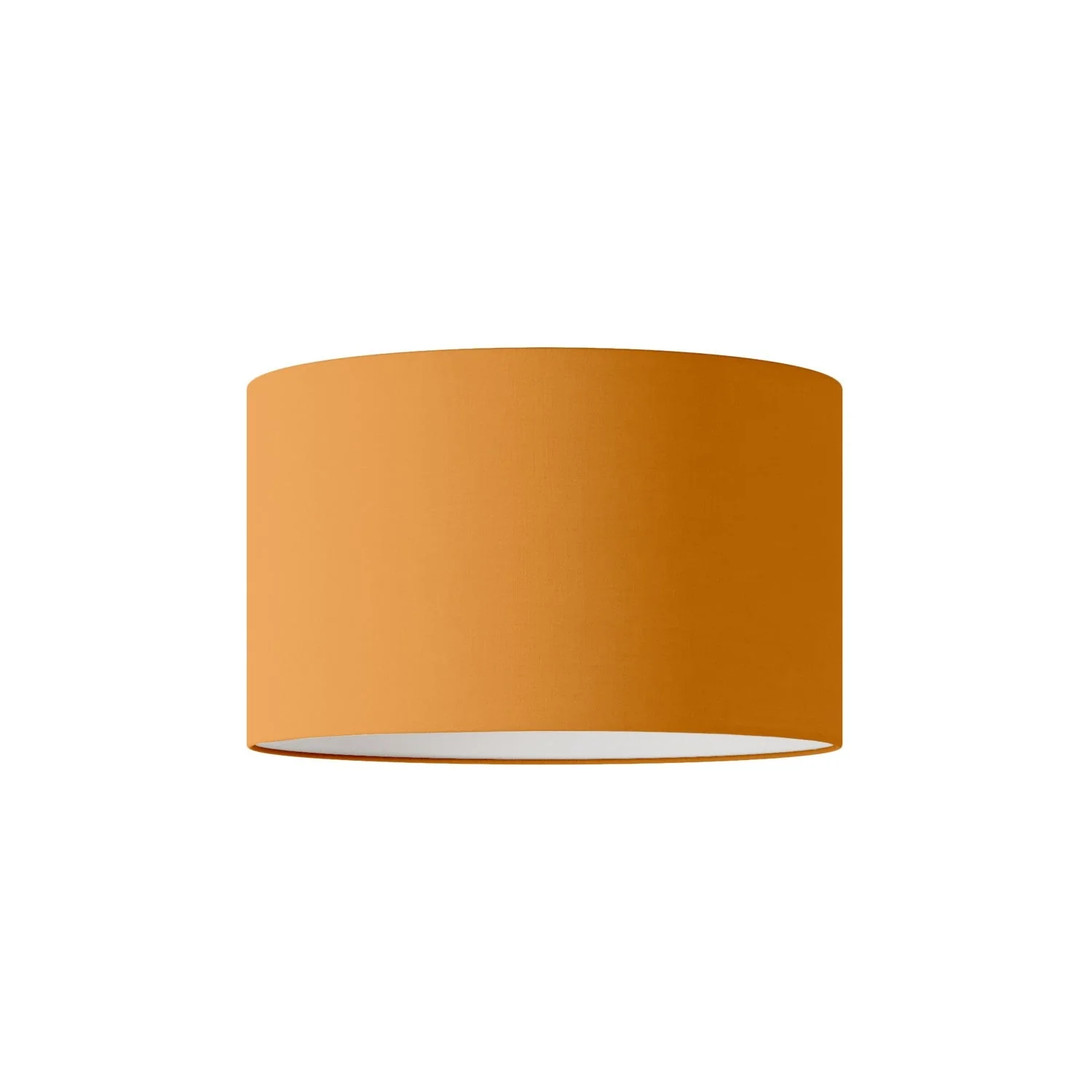 Lampenschirm Zylinder L aus Stoff mit E27-Fassung – Made in Italy – Teletta Mandarino
