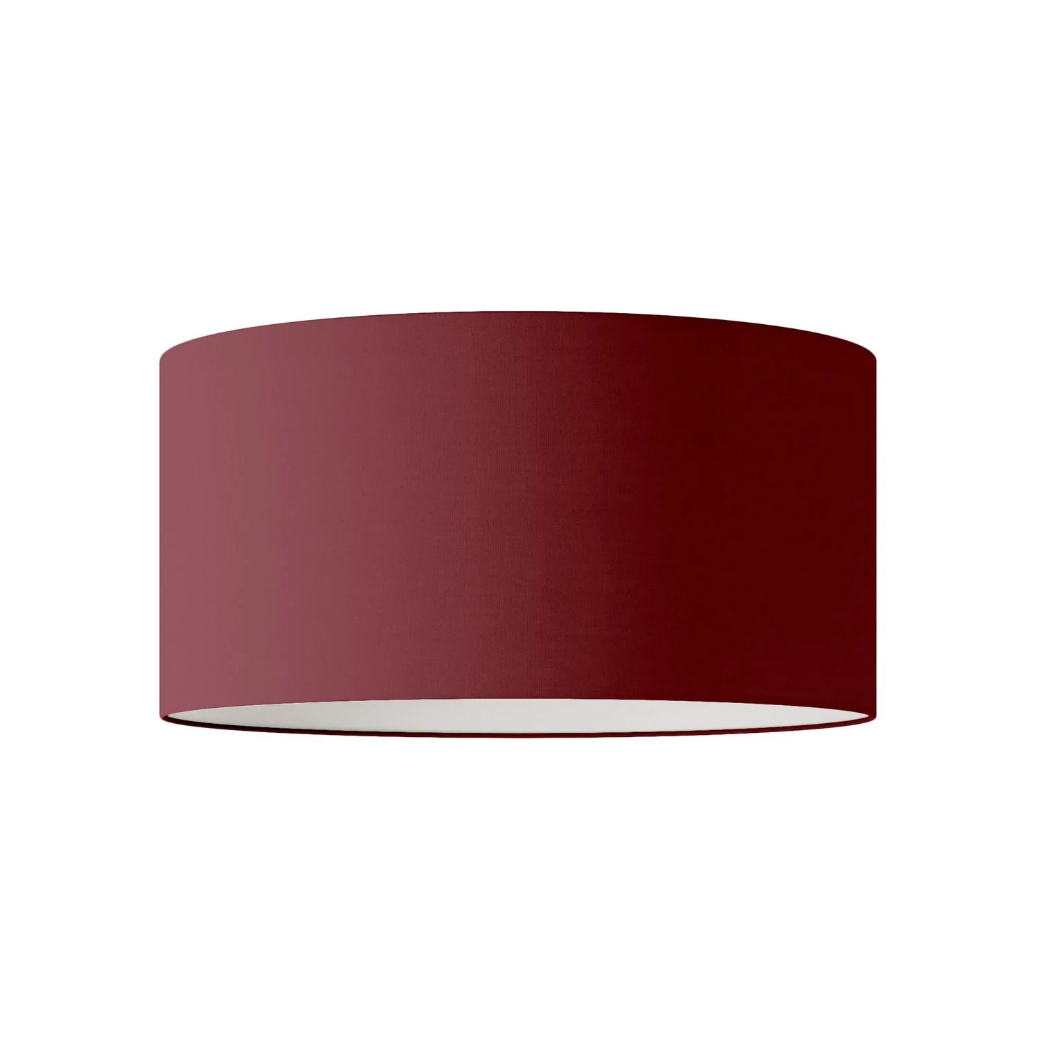 Zylinderschirm XL aus Stoff mit E27-Fassung – Made in Italy – Arenal Bordeaux