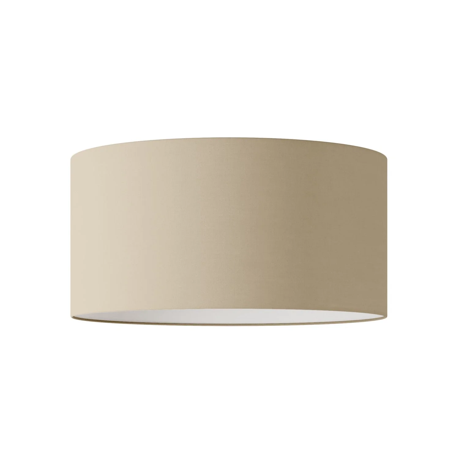 Lampenschirm Zylinder XL aus Stoff mit E27-Fassung – Made in Italy – Arenal Taupe