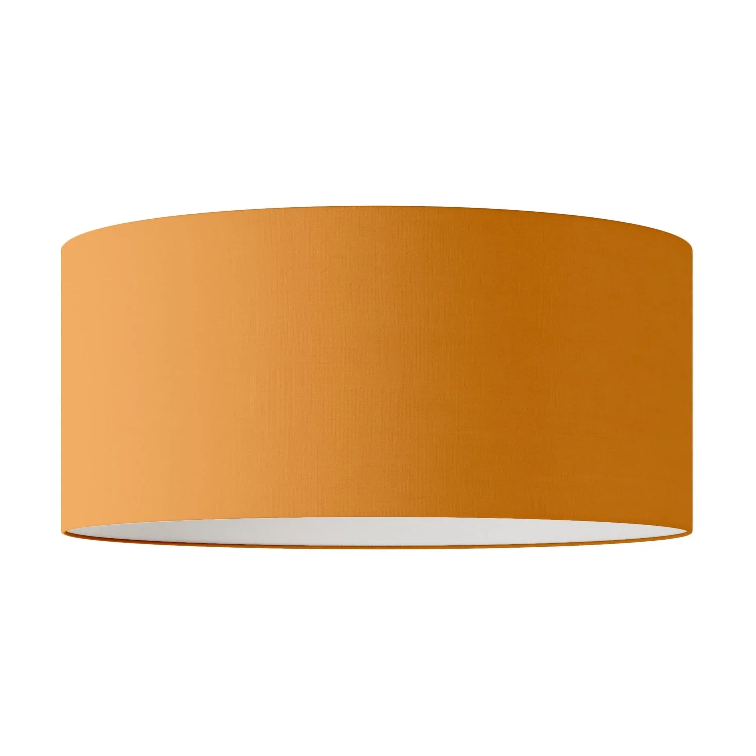 Zylindrischer XXL-Lampenschirm aus Stoff mit E27-Fassung – Made in Italy – Mandarinenstoff