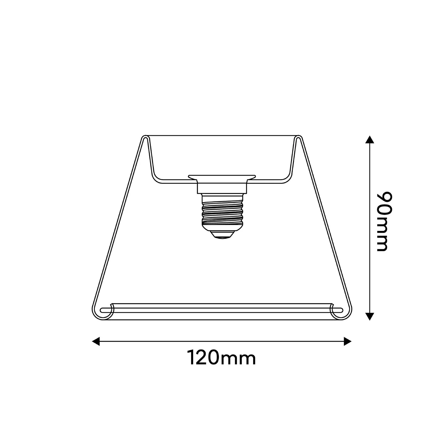 Transparente LED-Lampe Ghost Line CRI 90 Mini Cone 6W 500 lm E27 2200K dimmbar – G07 - Image 5