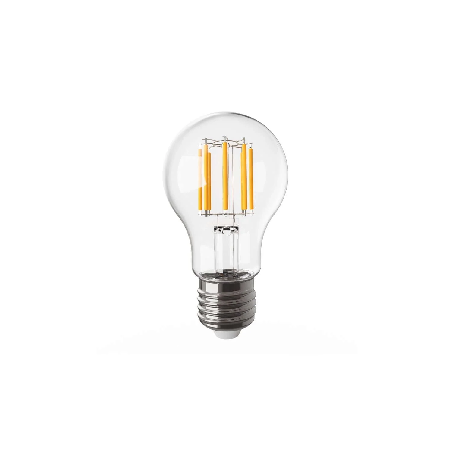 Transparente LED-Lampe Linea 5V Vertikalfaden Tropfen A60 1,7W 150Lm E27 2500K Dimmbar - B03