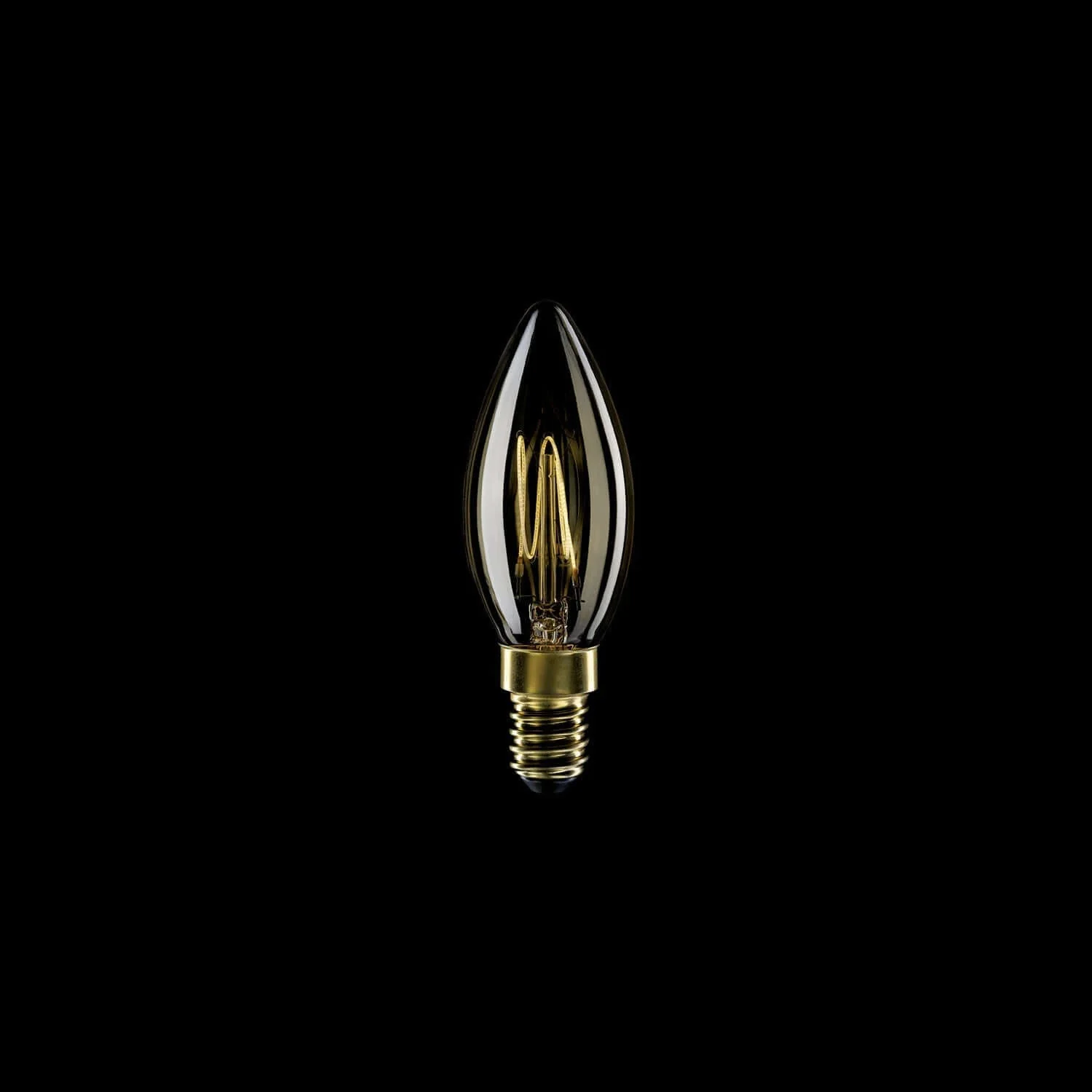 LED-Glühbirne Gold Carbon Line mit vertikalem Faden, Kerze C35 3,5 W 300 Lm E14 2700K dimmbar - C51 - Image 2