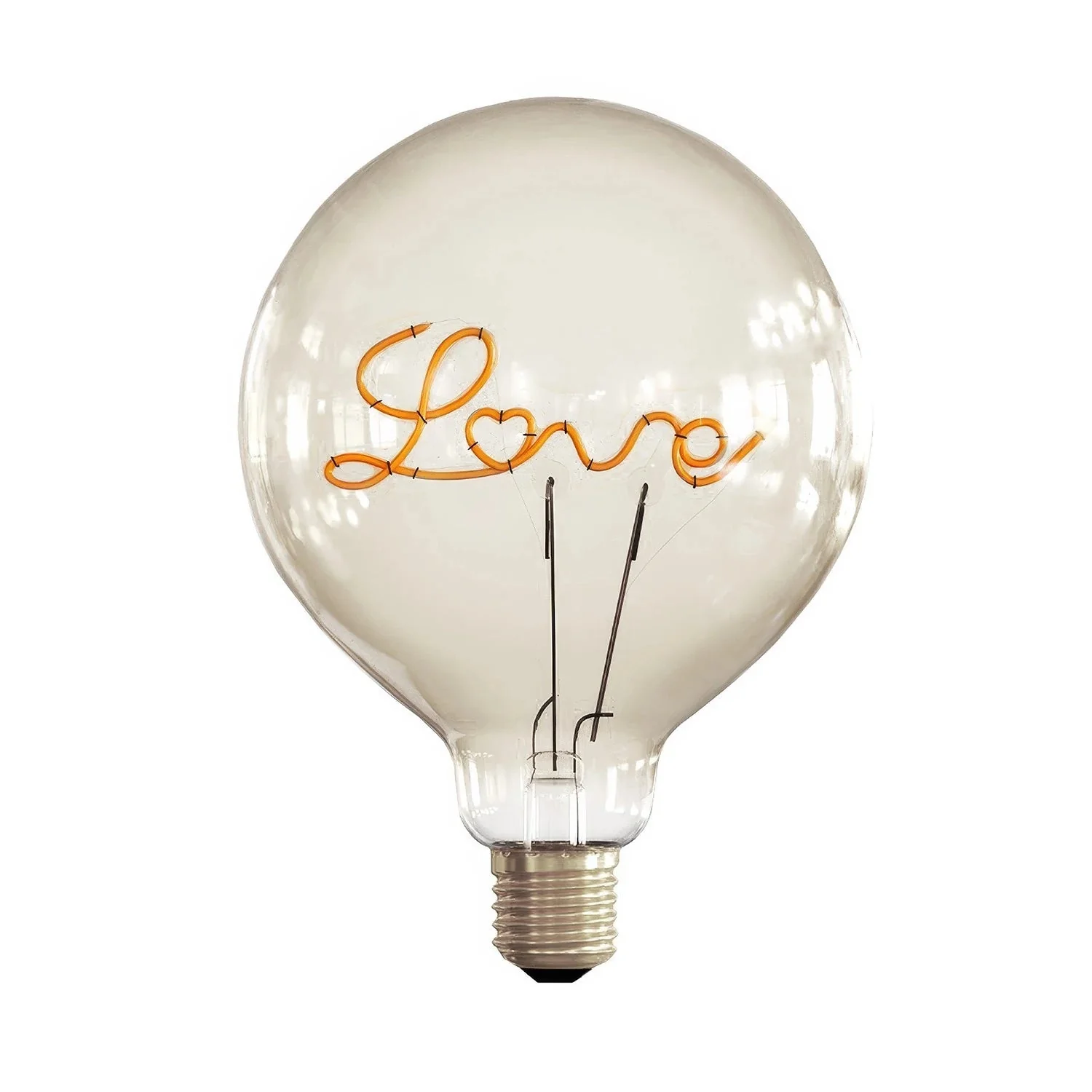 LED-Lampe Klare Kugel G40 4W 300 Lm E26 2700K dimmbar - Love 40 Reversed Text