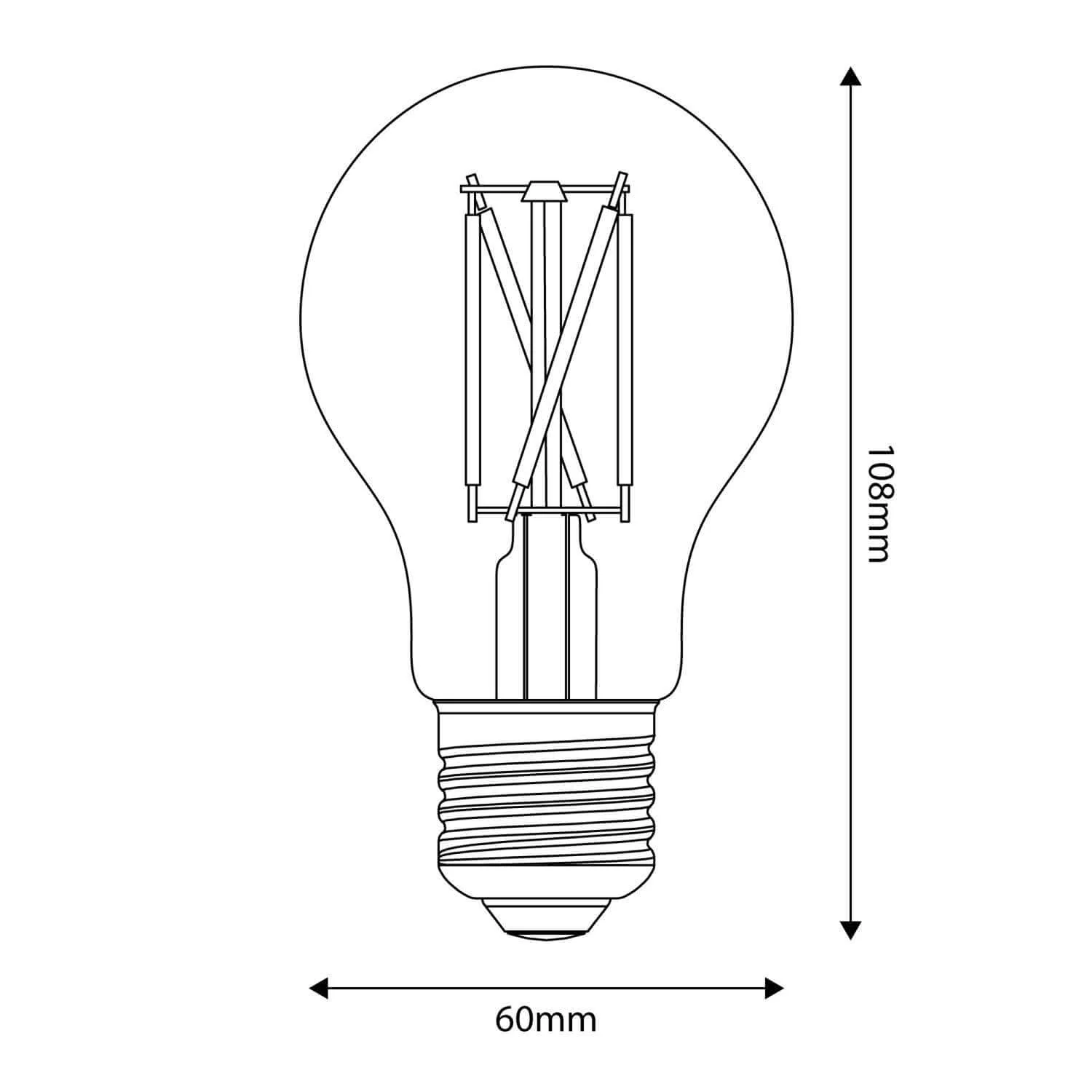 LED-Leuchtmittel Porzellan-Effekt CRI 95 A60 11W 1055Lm E27 2700K Dimmbar – P07 - Image 3