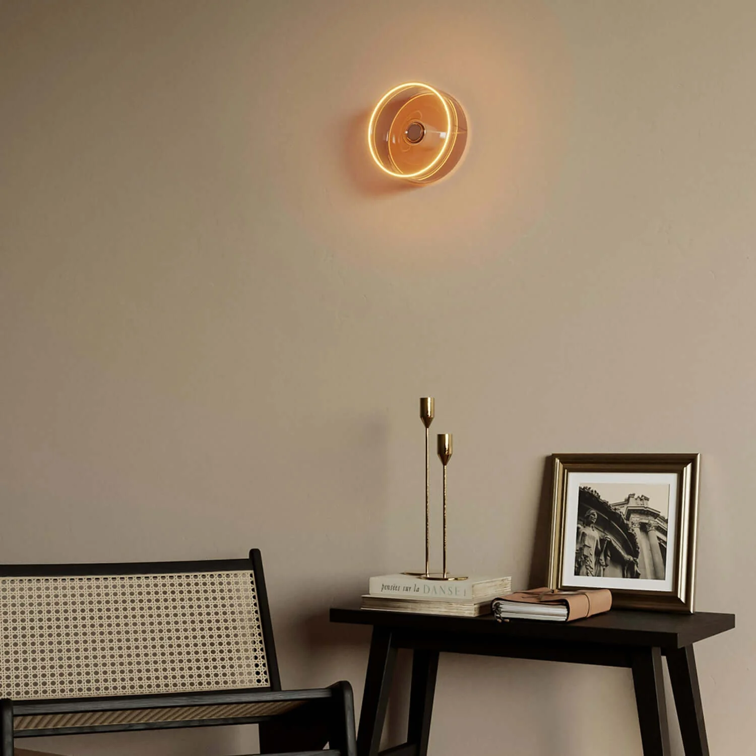 LED-Glühbirne Smoky Ghost Line Recessed Donut 195x83 6W 380Lm E27 1900K dimmbar – G12 - Image 3