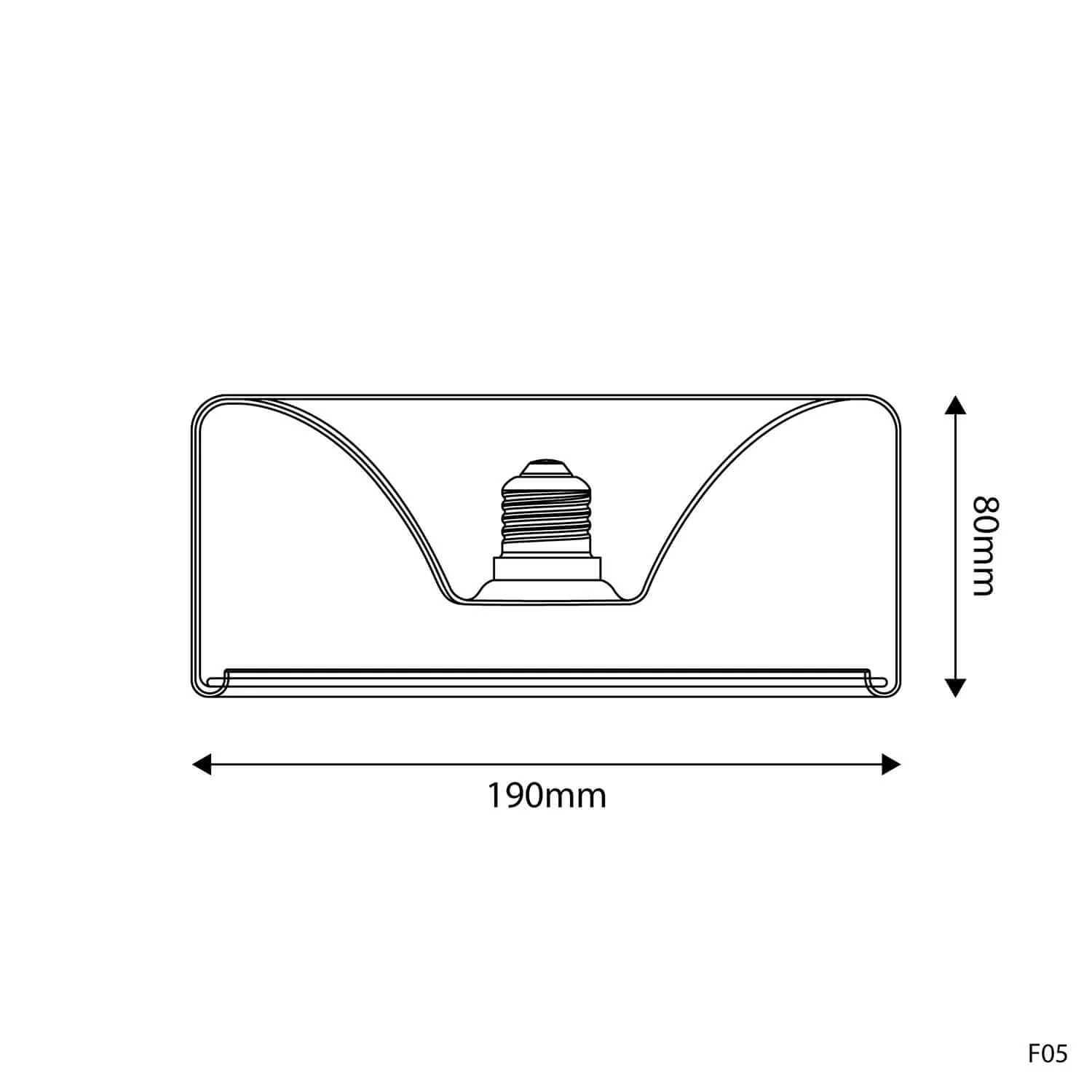 LED-Glühbirne Smoky Ghost Line Recessed Donut 195x83 6W 380Lm E27 1900K dimmbar – G12 - Image 5