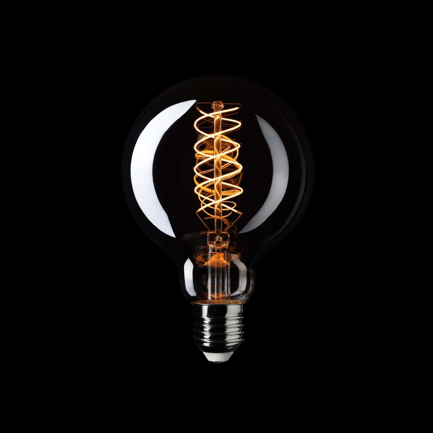 LED-Lampe Smoky Globe G95 4,8W 250Lm E27 1800K dimmbar – D03 - Image 2