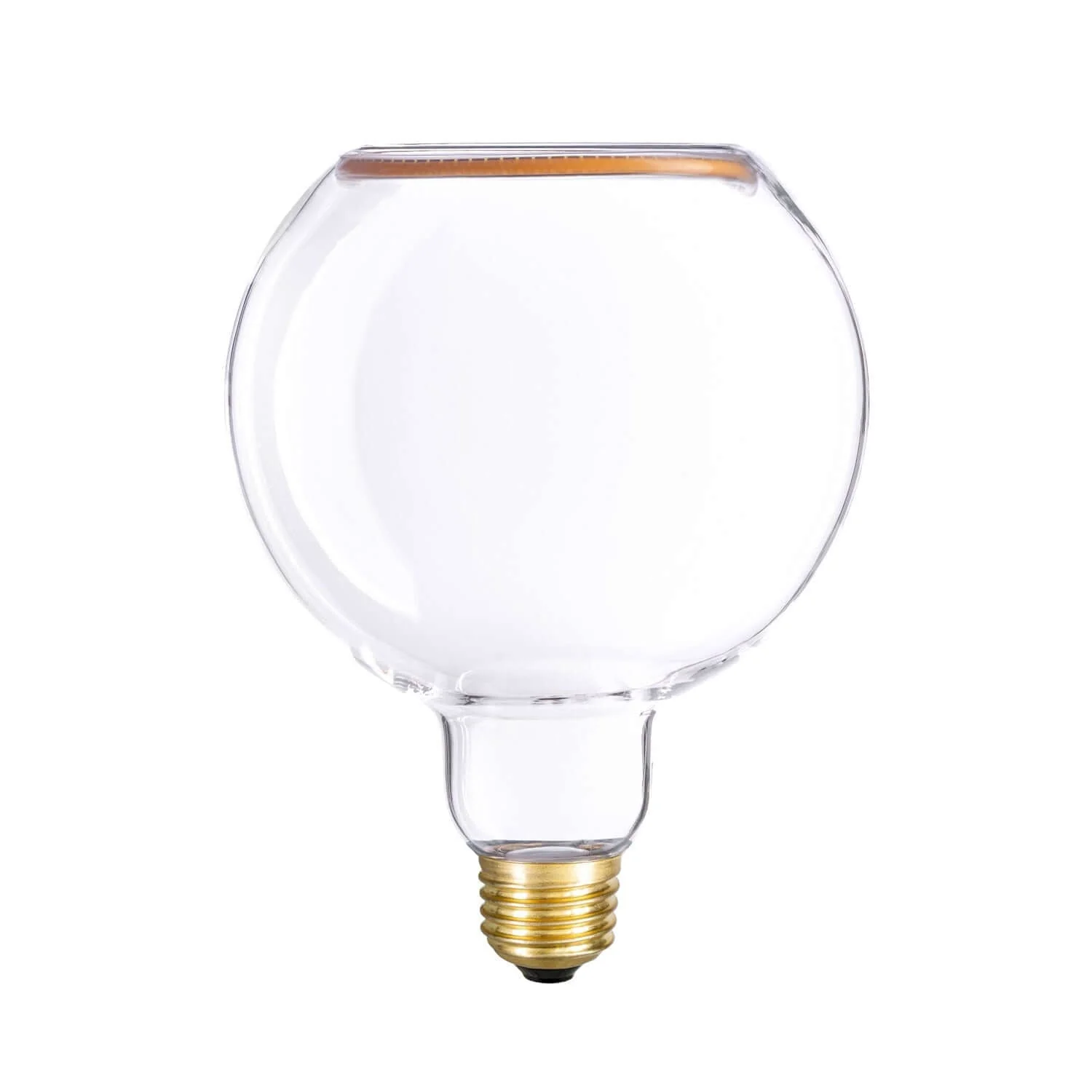 LED-Leuchtmittel Ghost Line Transparent, CRI 90, G125, 4,5W, 300 Lm, E27, 2200K, dimmbar – G05