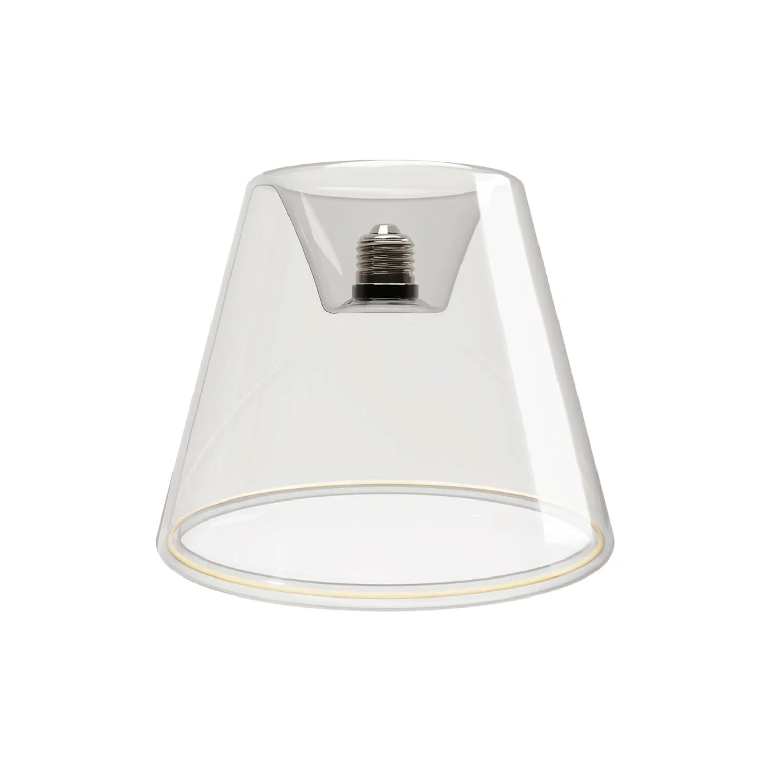 LED-Lampe Transparent Ghost Line Recessed Cone 6W 500Lm E27 2200K dimmbar – G01