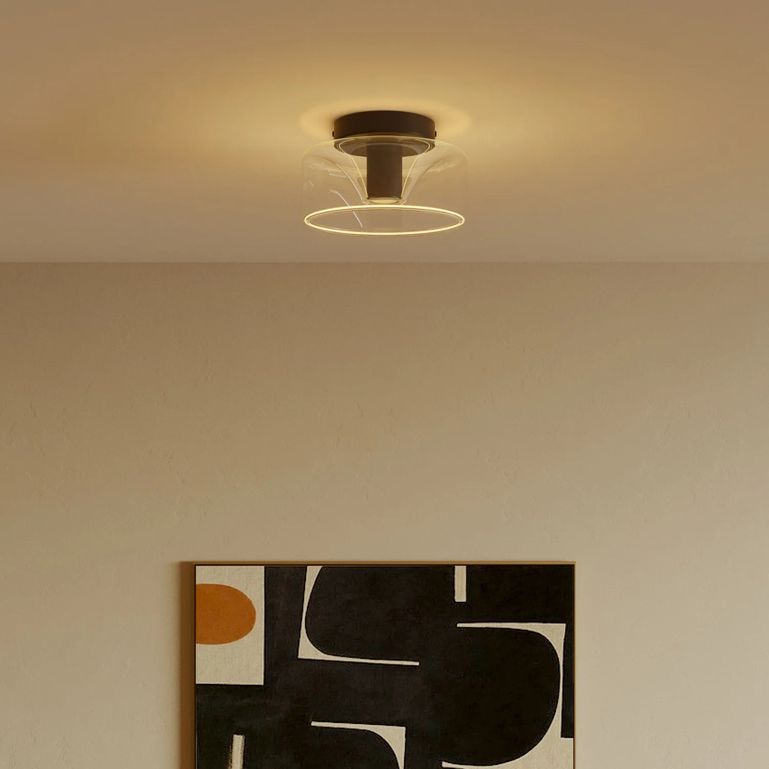 LED Klar Glühbirne Ghost Line CRI 90 Eingelassener Donut 5,5W 480Lm E26 120V 2200K Dimmbar - G02 - Image 5