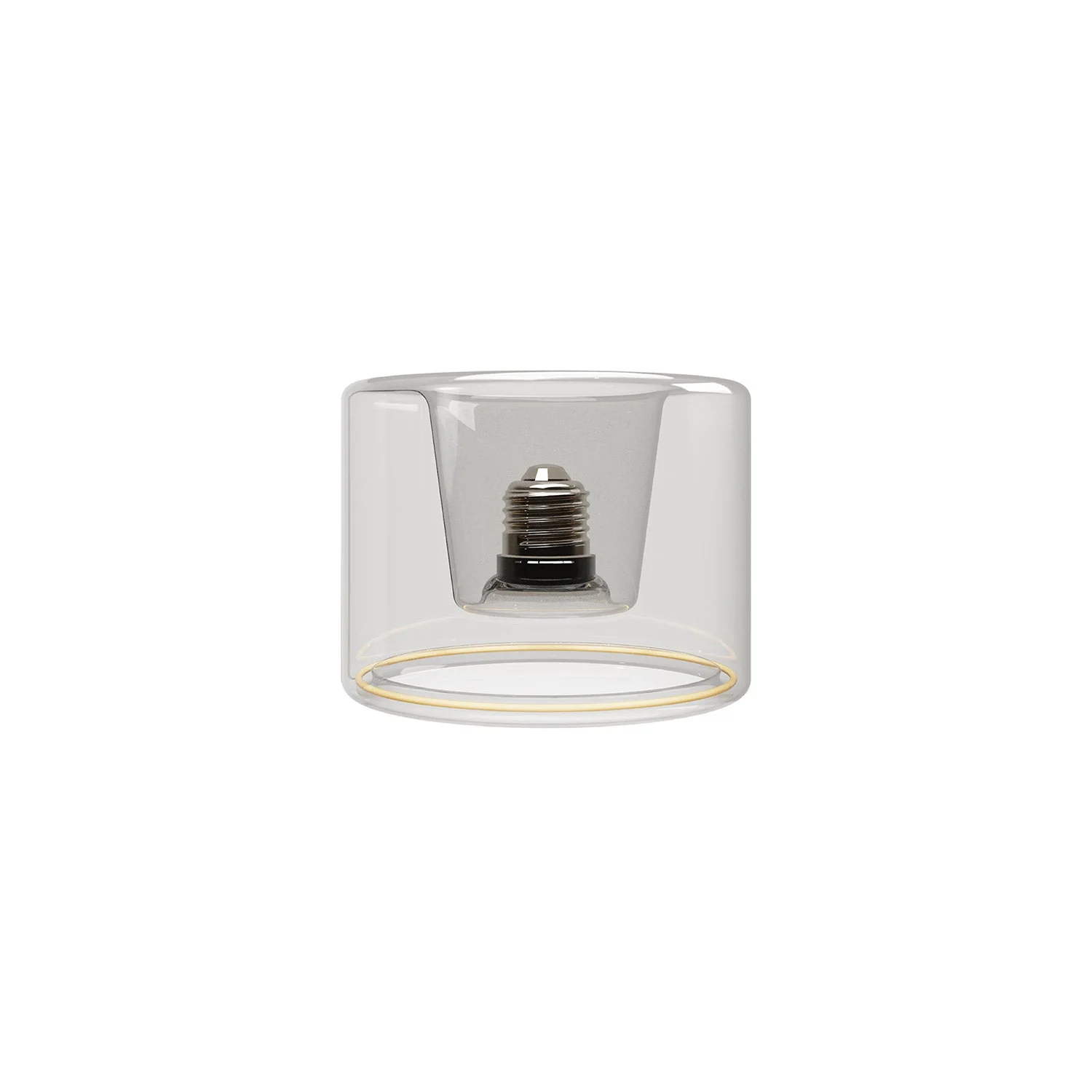 LED Klar Glühbirne Ghost Line CRI 90 Eingelassener Mini-Donut 5,5W 450Lm E26 120V 2200K Dimmbar - G03
