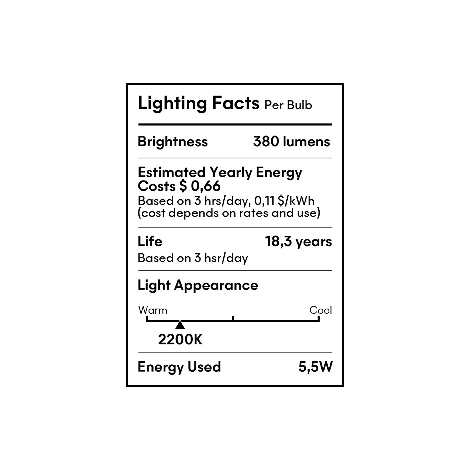 LED Klar Glühbirne Ghost Line CRI 90 G8 5,5W 380Lm E26 120V 2200K Dimmbar - G06 - Image 8