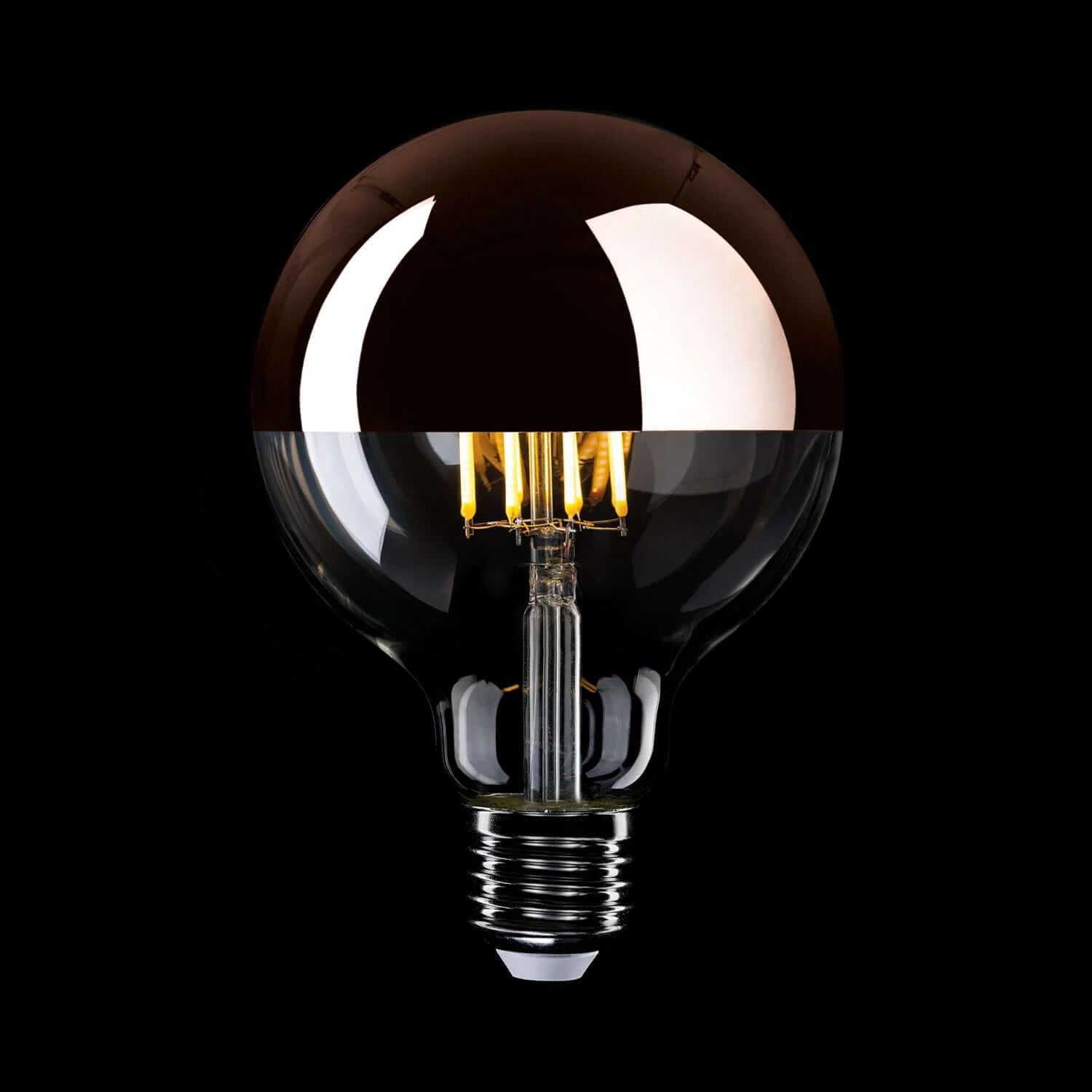 LED-Lampe Halbkugel Kupfer Globe G125 7W 650Lm E27 2700K dimmbar – A25 - Image 2