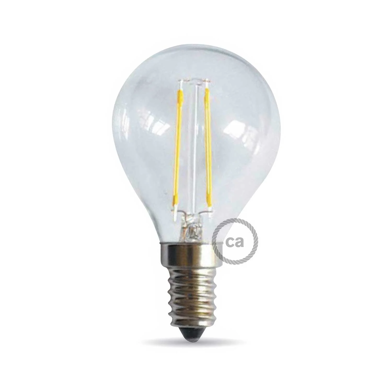 Glühbirne LED Transparent Globo 4,5W 470Lm E14 2700K Dimmbar