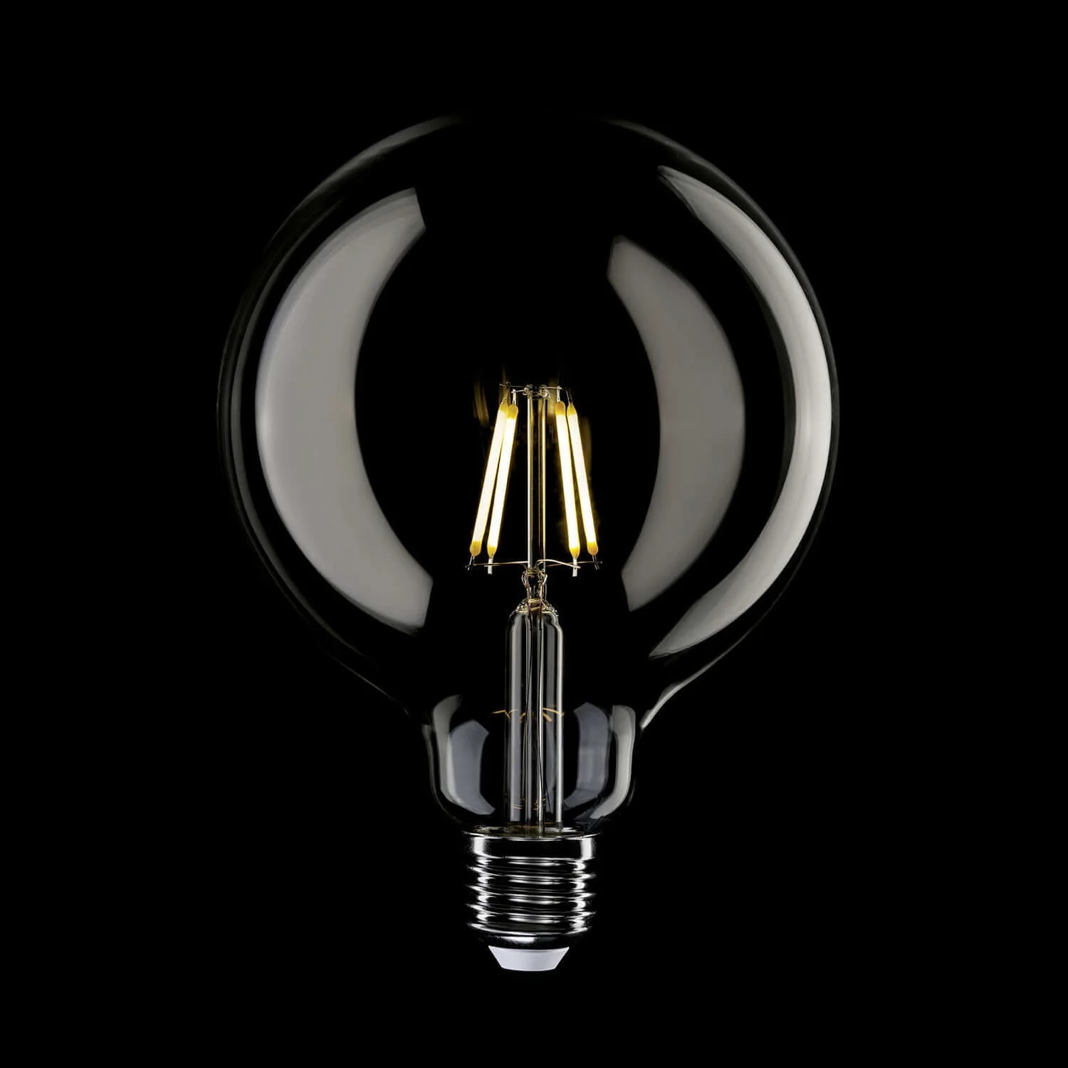LED-Lampe Transparent Globe G125 4W 470Lm E27 2700K – E05 - Image 2