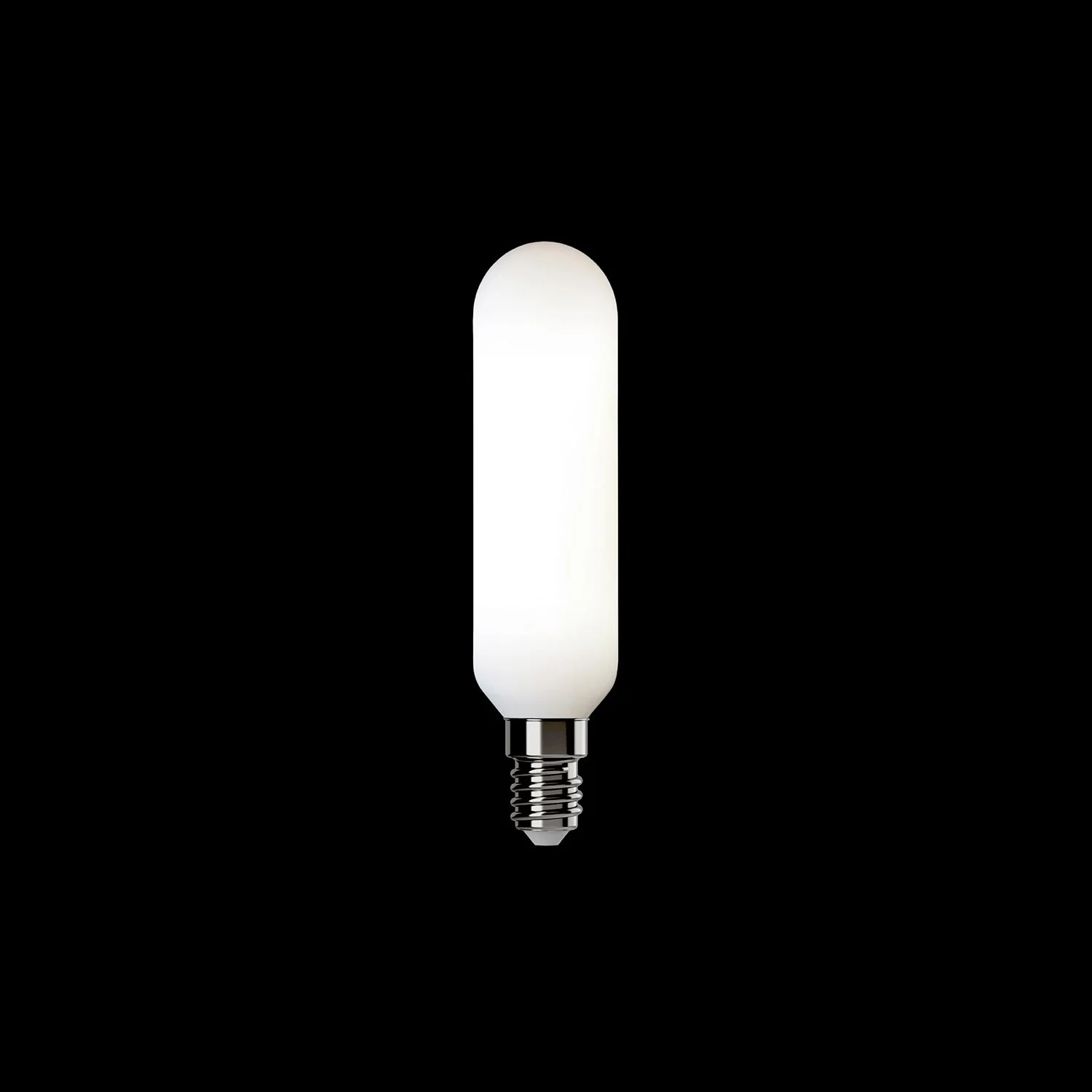 LED-Lampe Weiß Satiniert Tubular 4,8W 470Lm E14 2700K Dimmbar – A07 - Image 2