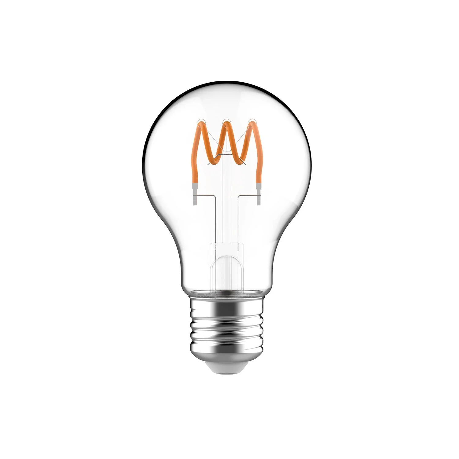 LED-Leuchte Glühbirne Klar A19 3,8 W 136 Lm E26 2200K dimmbar – A19 Looping-Filament