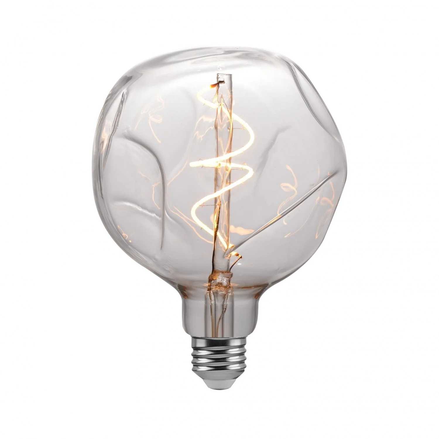 LED‑Lampe Klarglas, strukturierte G40 5 W 350 lm E26 2200 K – Tumble 40