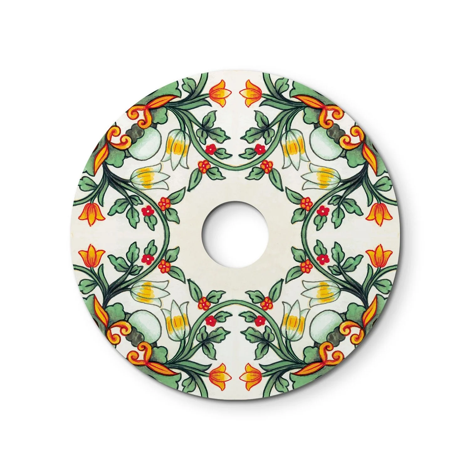 Lichterkette System Lumet 'Maioliche' 10 m mit Textilkabel, 3 Lampenfassungen und roten und grünen Lampenschirmen, Haken und schwarzer Stecker - Image 4