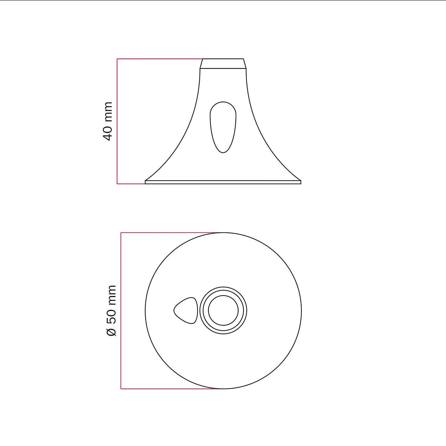 MAG-Y, magnetischer Aufhängesatz für Leuchten – Satin-Kupfer - Image 8