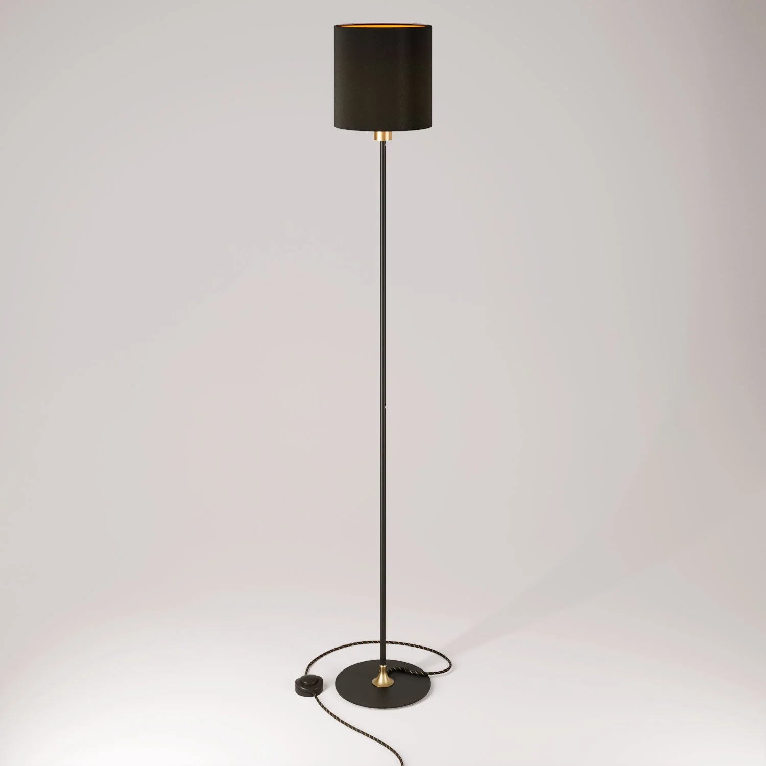 MAG-Y Stehlampe mit zylindrischem M-Schirm – Gebürstete Bronze - Image 3