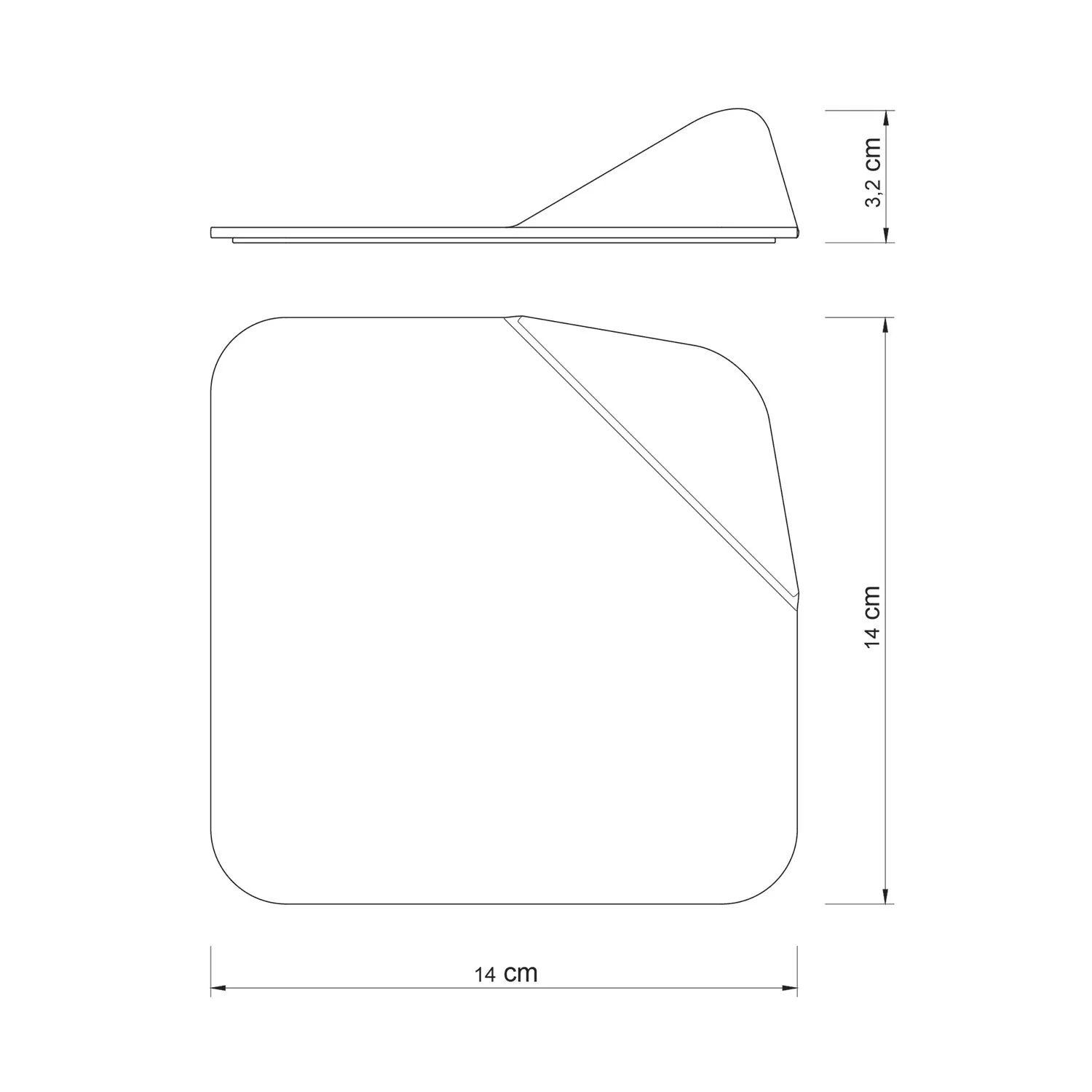 Metallische Aufsetz-Basis für Magnetico!-Lampe – Satin-Titan - Image 2