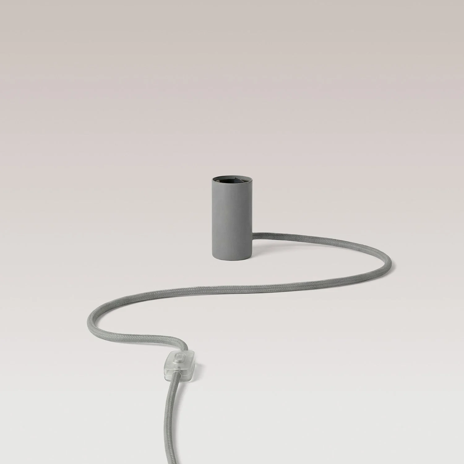 Magnetische Plug-in-Lampe mit E27-Fassung – Grau