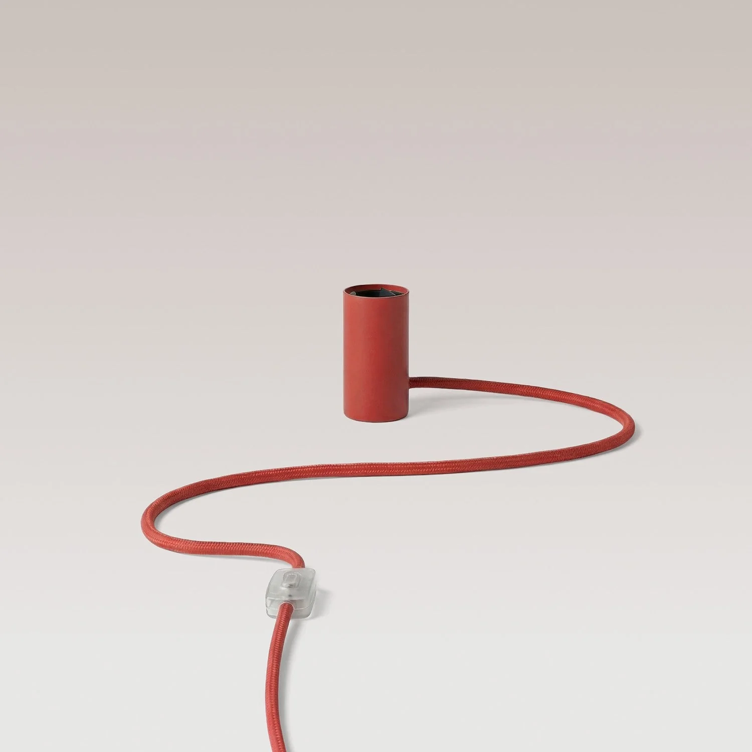 Magnetische Plug-in-Lampe mit E27-Fassung - Rot