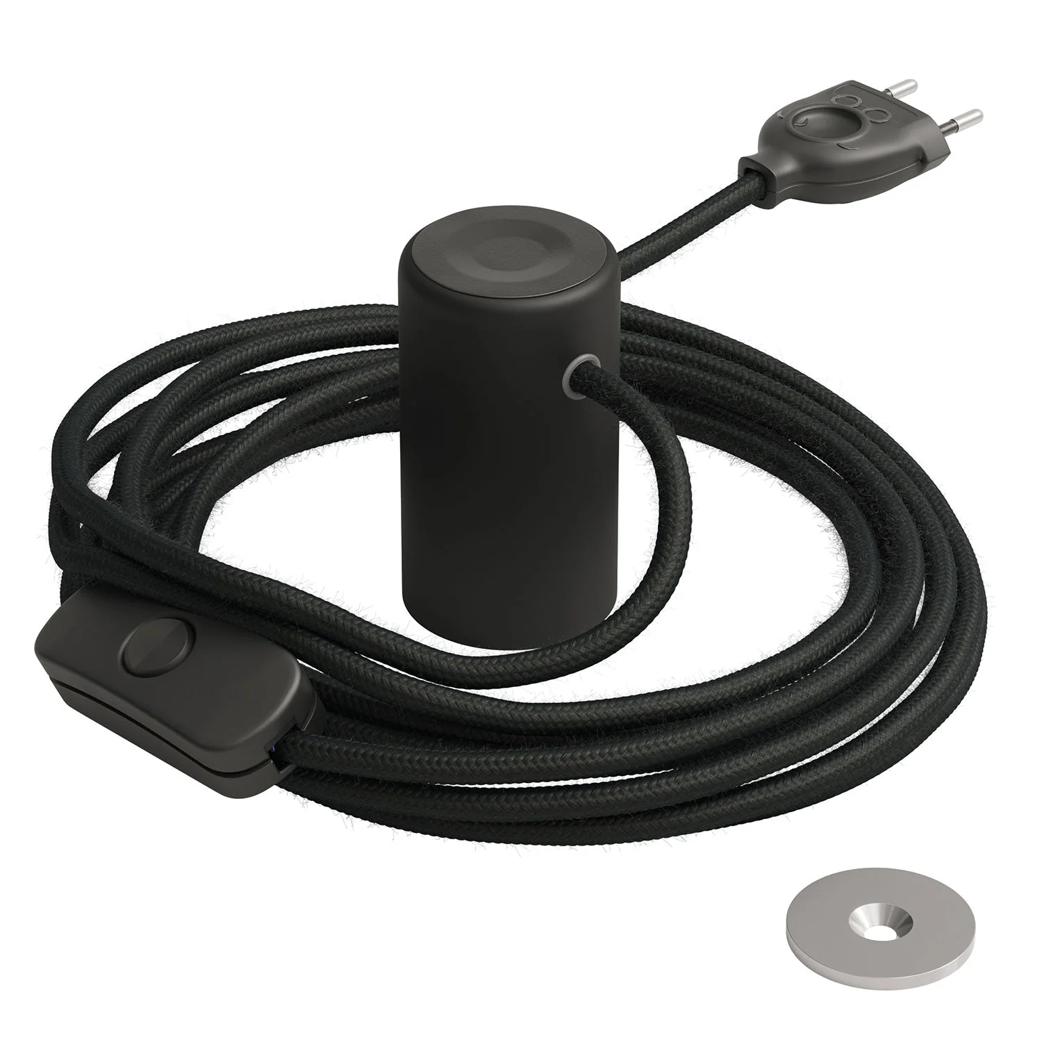 Magnetico®-Plug Elegant, gebrauchsfertige magnetische Lampenfassung – Schwarz