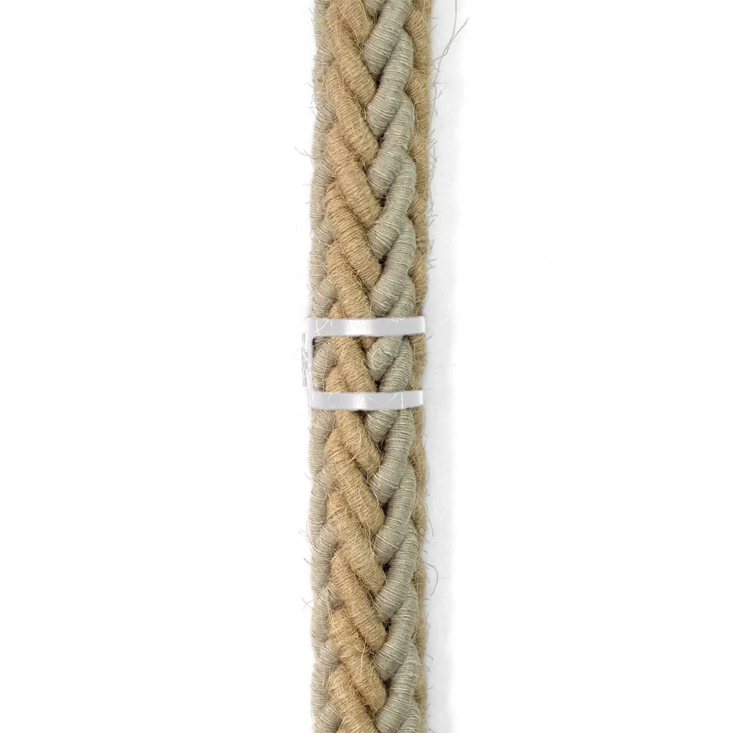 Metall-Kabelclip für 24 mm dicke Leitungen – Weiß - Image 2