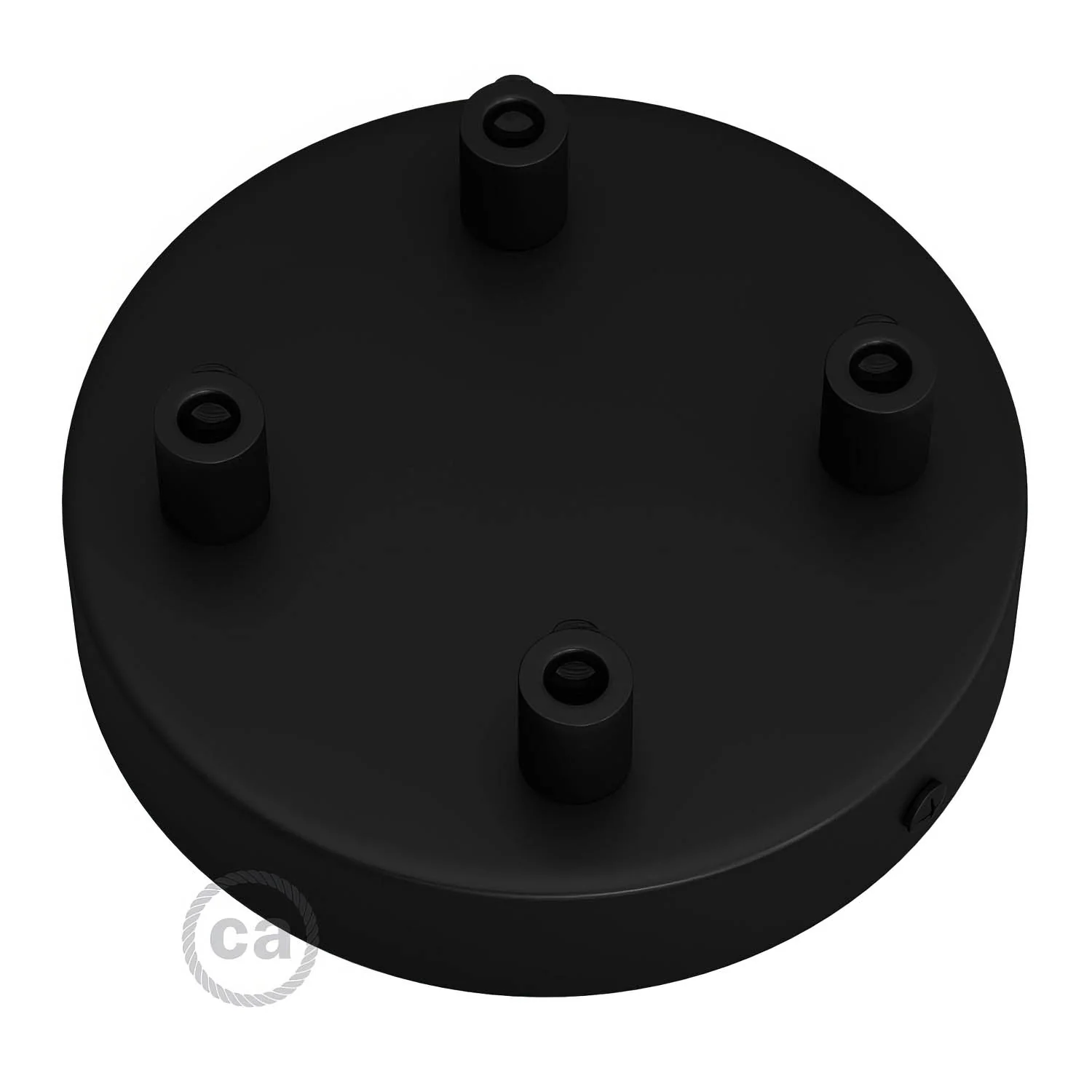 Zylindrisches Baldachin-Set aus Metall mit 4 Löchern – Schwarz - Image 7