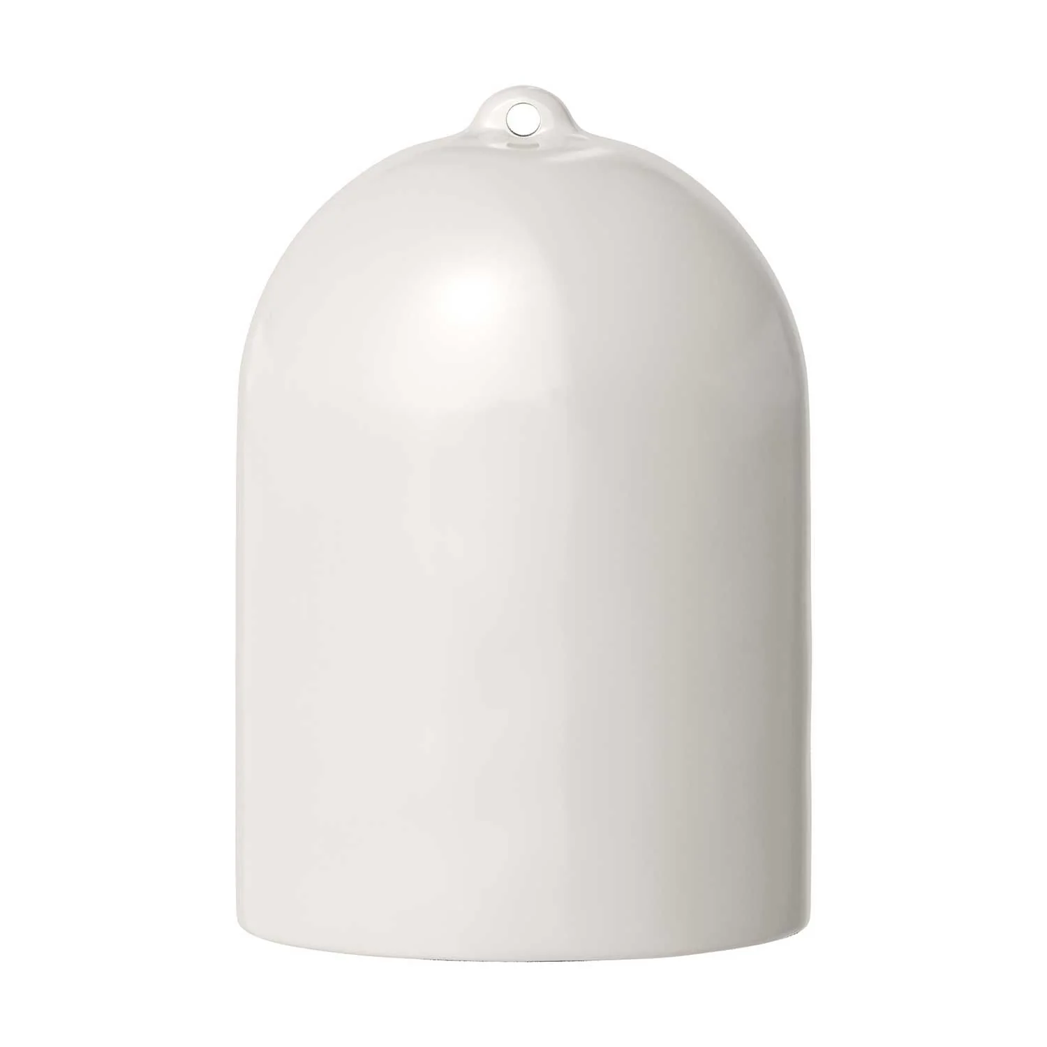 Campana Mini, XS-Lampenschirm aus Keramik für Pendelleuchten – Made in Italy – Glänzend Weiß - Image 4