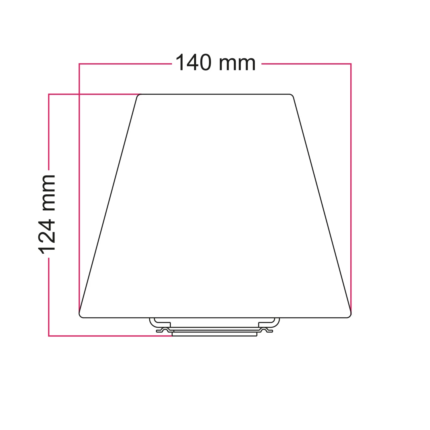 Mini-Schirm Impero mit E27-Fassung für Tisch- oder Wandleuchte – Jute - Image 4