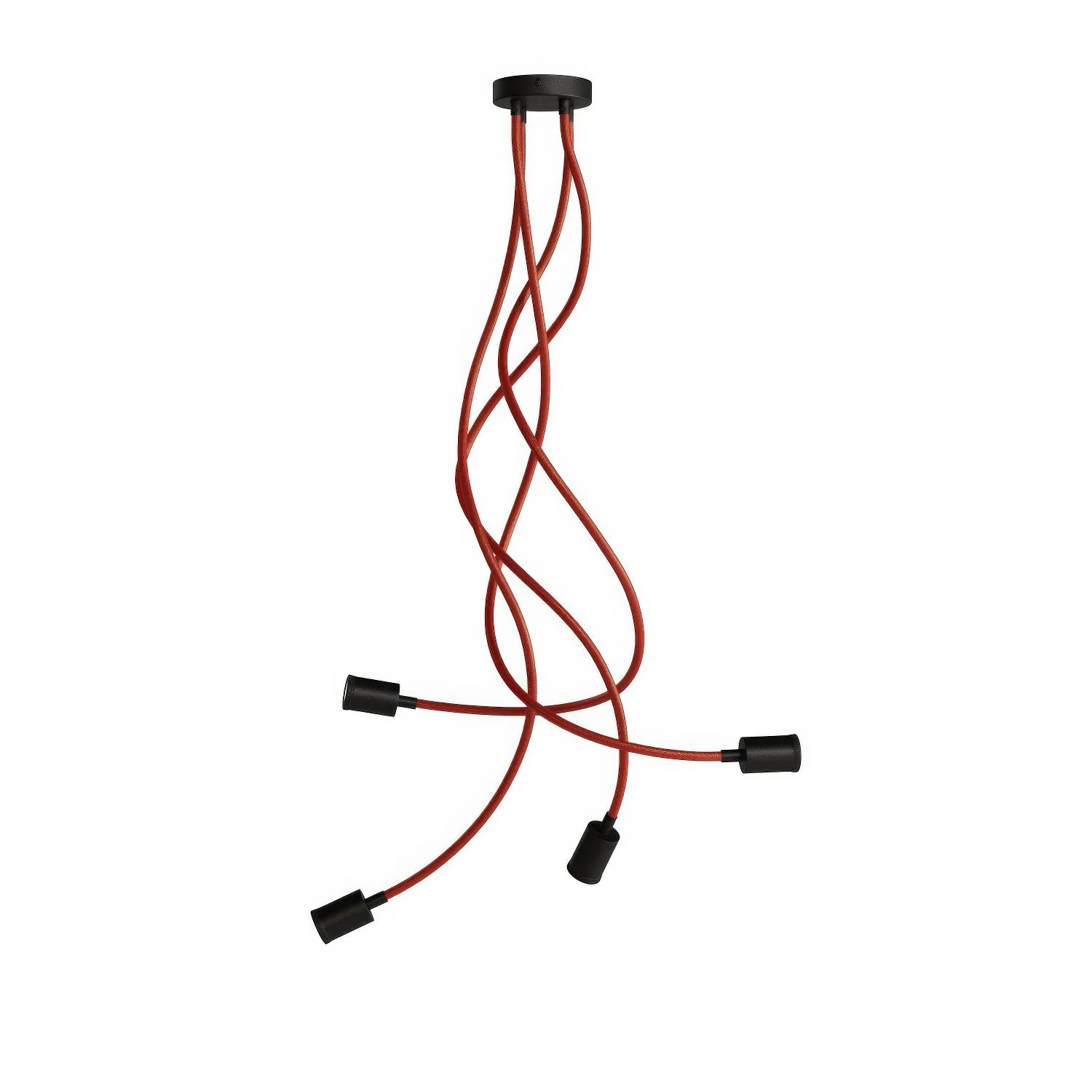 Mini-Spotlampe SPOTLIGHT GU1d0 Flex 90 für Decke – Schwarz